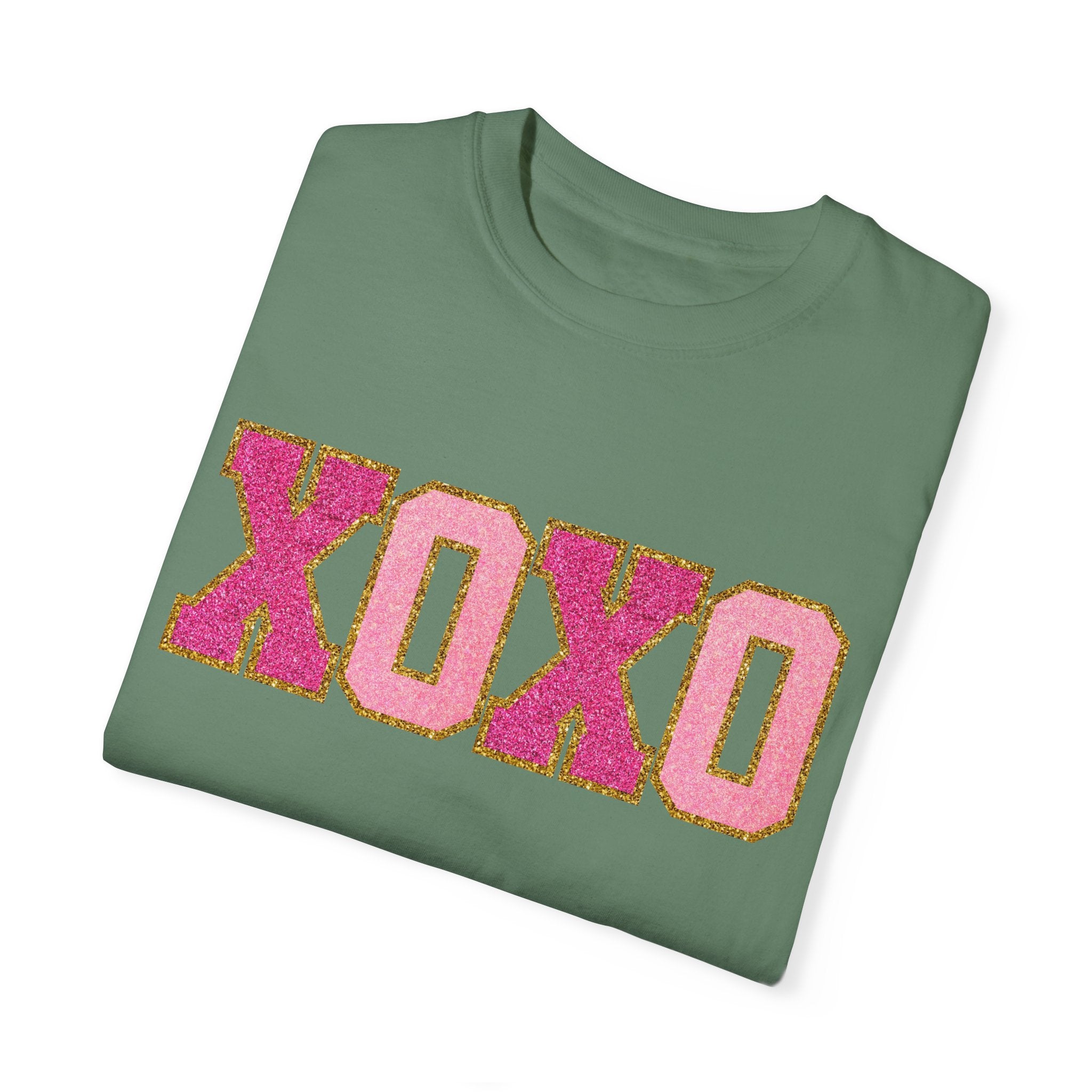 XOXO Valentine's Day Shirt, Faux Chenille Hugs and Kisses TShirt, Girlfriend Valentine Gift, Valentines Day Gift for Her, Love Wins Shirt