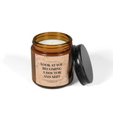 UNIDAZE Look At You Becoming A Doctor Gift Box, Funny Doctorate Graduation Gift, Doctoral Student Modern Candle Gift, PHD Degree Medical School Gift Printify Assembled in the USA Assembled in USA candles Decor graduation candle Home & Living Home Decor Made in the USA Made in USA