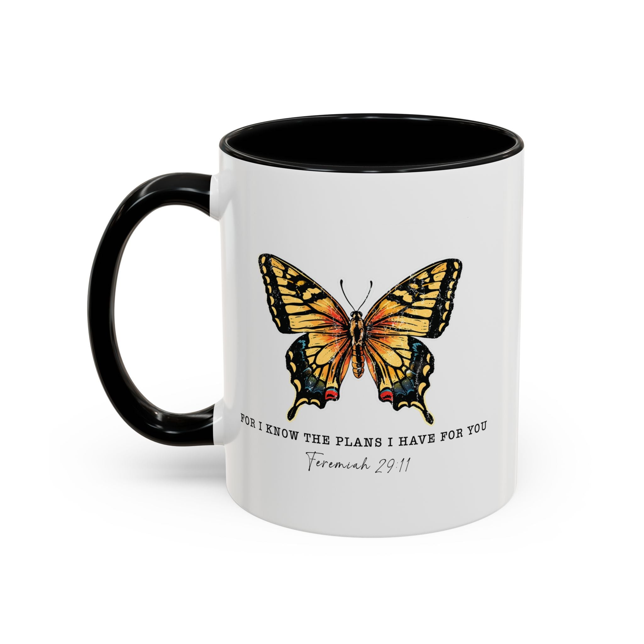 Religious Coffee Mug, Jesus Mug, For I Know The Plans I Have For You, Christian Cup, Faith Mug, Bible Verse