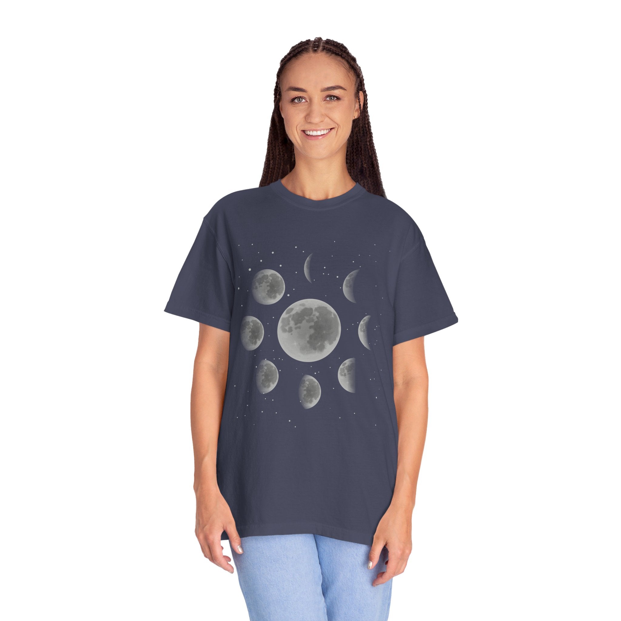 Moon Phase Lunar Shirt, Celestial Shirt, Astrology Tee, Spiritual Shirt, Aesthetic Shirt, Moon Shirt, Mystical Shirt, Astronomy Shirt