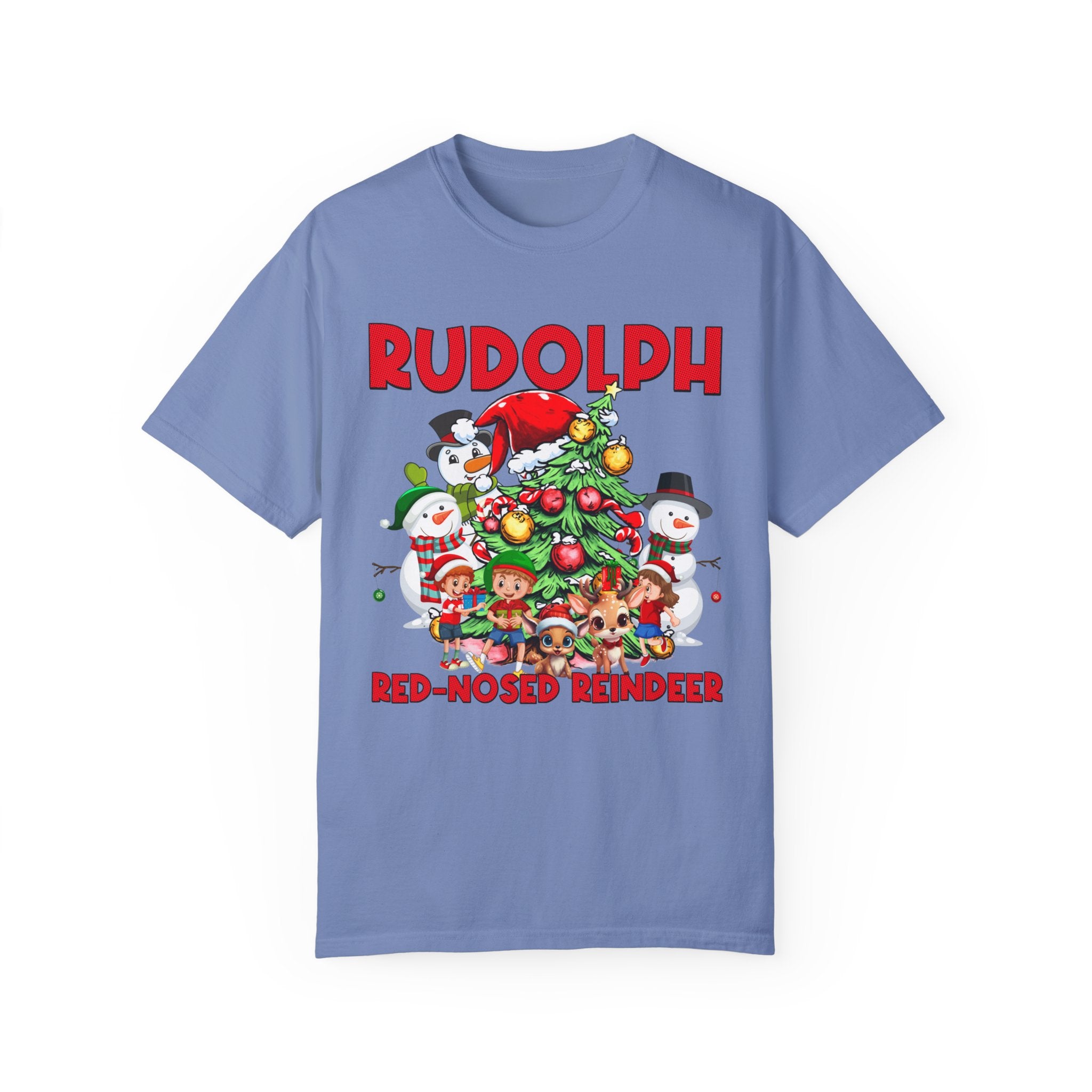 Vintage Rudolph Shirt Gift For New Year, Kids Christmas Shirt, Christmas Reindeer Tshirt, Christmas Cartoon Sweater, Retro Xmas Sweatshirt