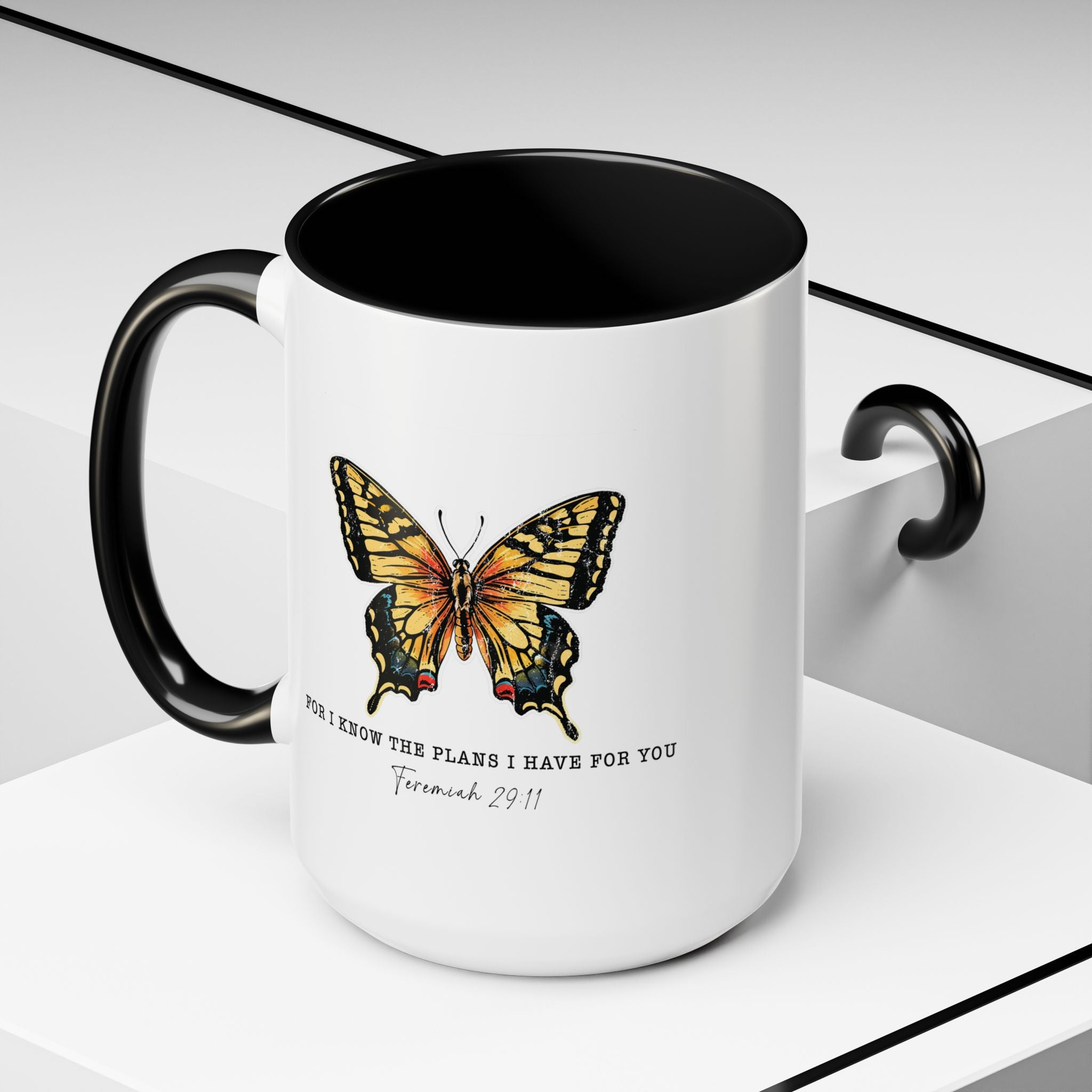 Religious Coffee Mug, Jesus Mug, For I Know The Plans I Have For You, Christian Cup, Faith Mug, Bible Verse