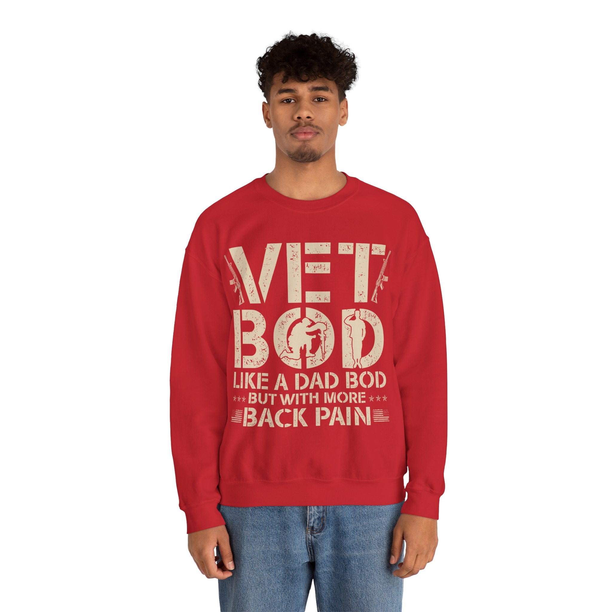 Vet Bod like a dad bod sweatshirt, Veteran shirt, Back pain shirt, Father day tee, Vet shirt, Army veteran gift, Air force sweatshirt, Father day