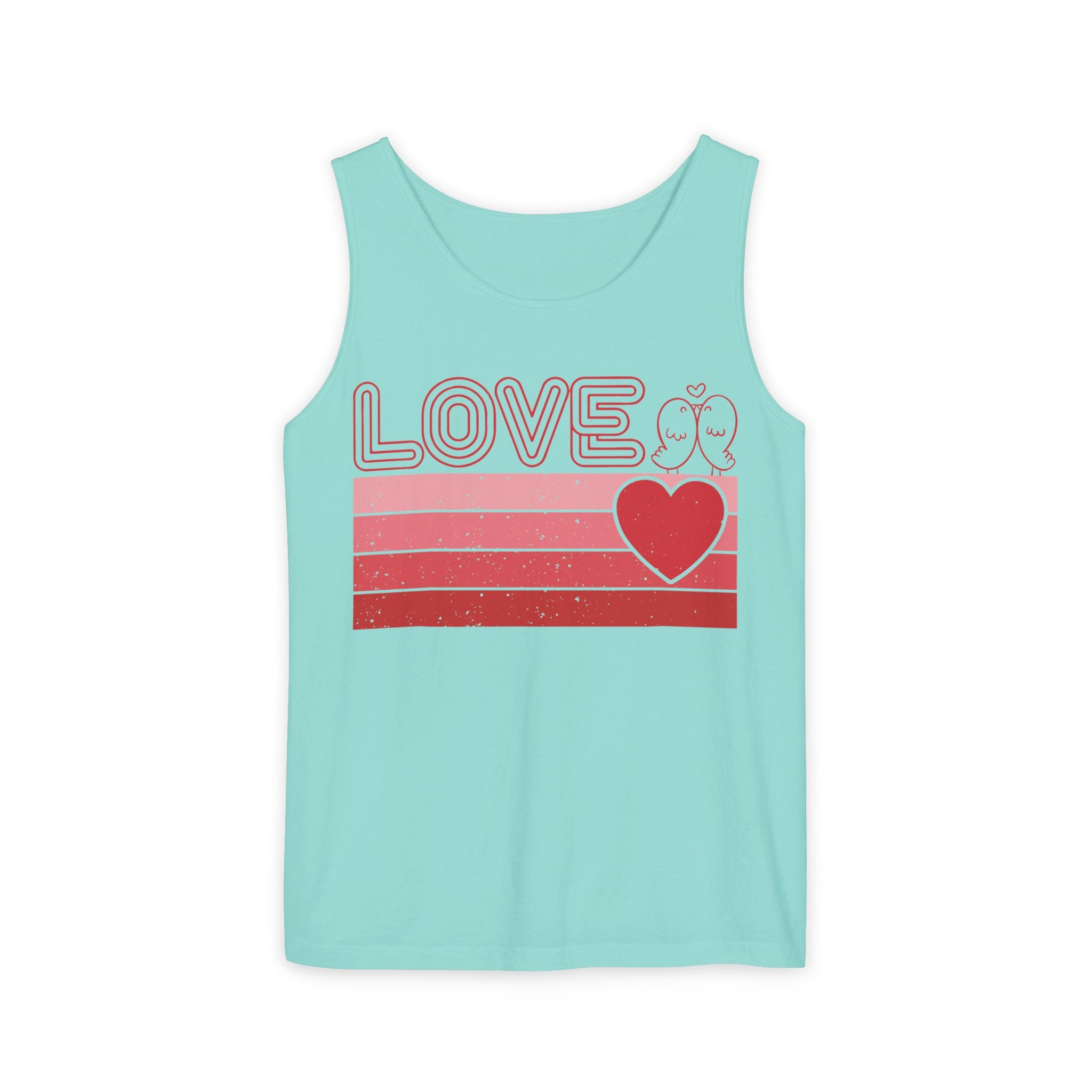 Retro Love Valentines Day Tank Top, Valentines Day Shirts For Woman, Heart Tank Top, Cute Valentine Shirt, Valentines Day Gift, Valentines Gift