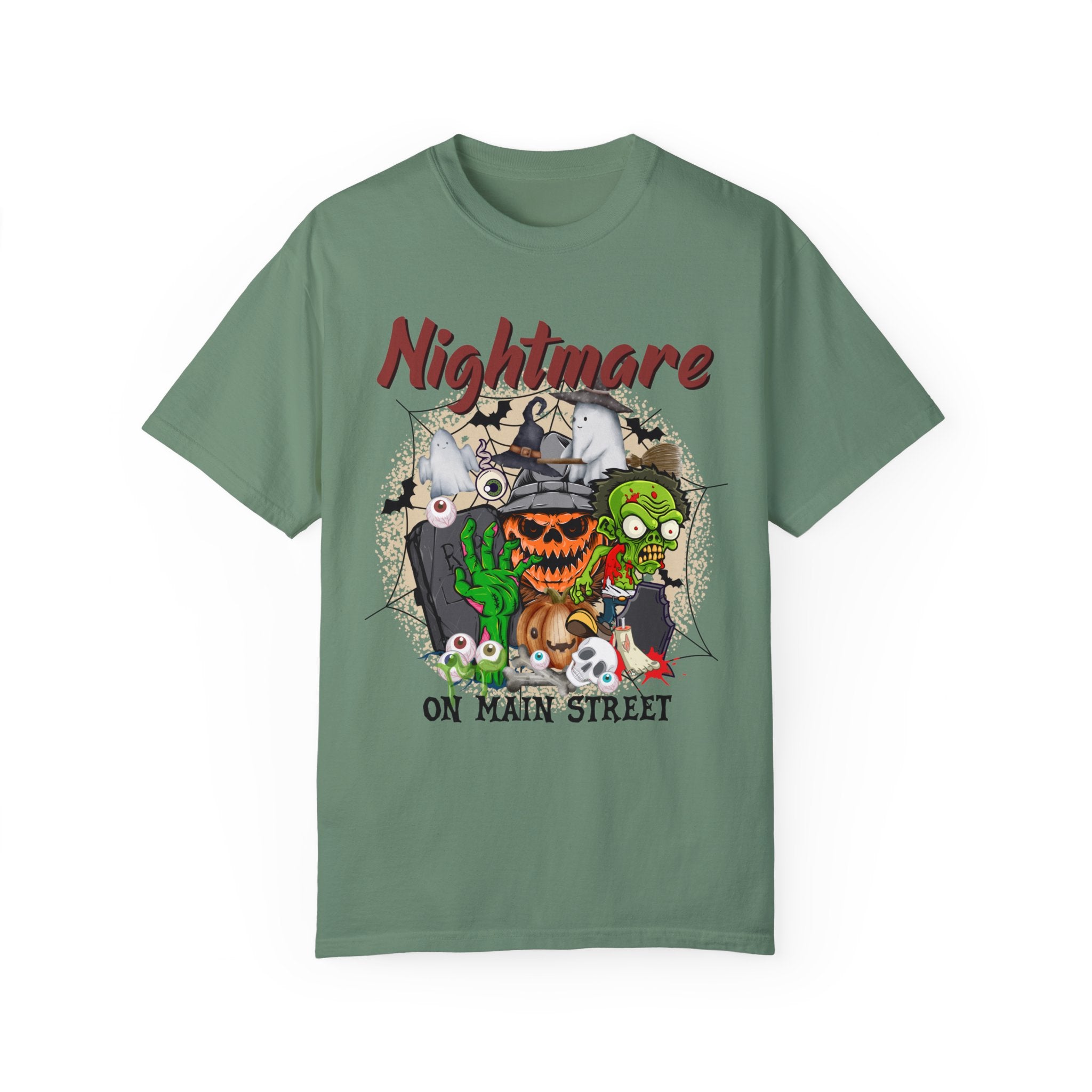 Nightmare On The Main Streat Shirt, Retro Mickey Minnie Halloween Shirts, Vintage Disney Halloween T-shirt, Halloween Pumpkin