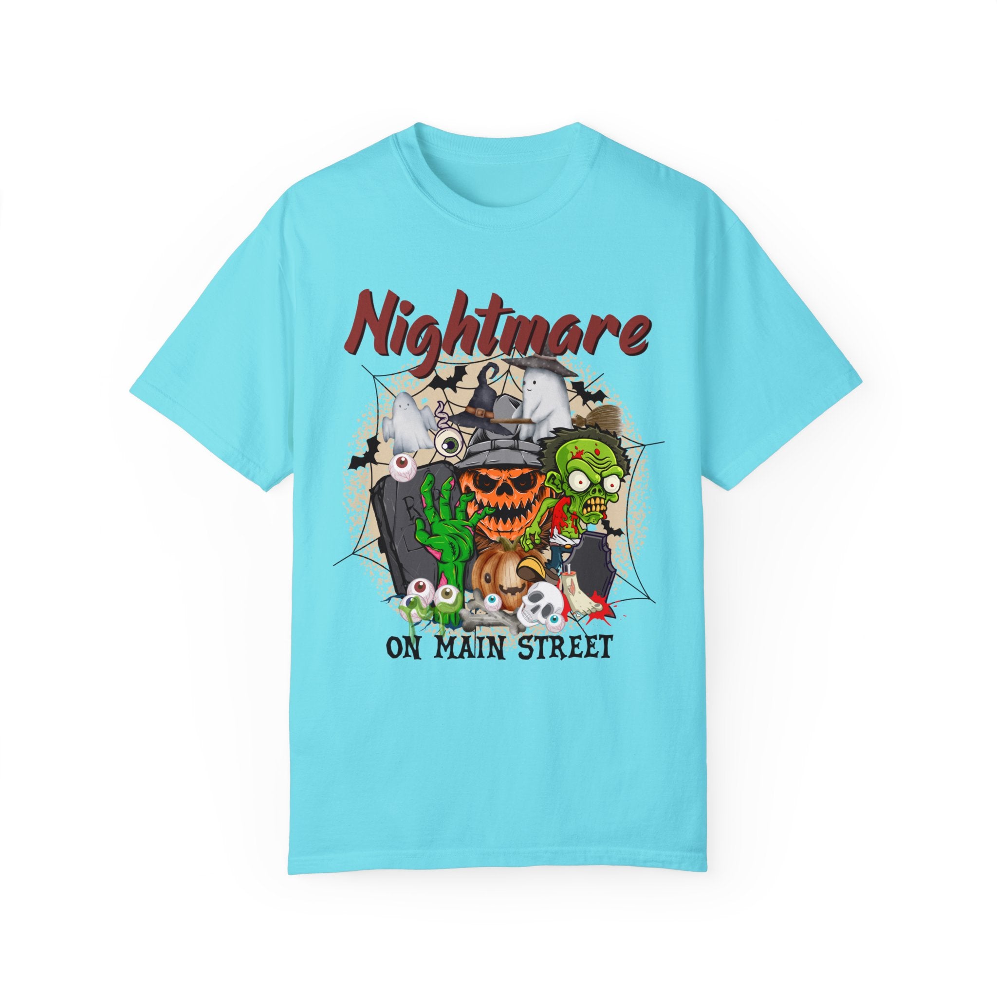 Nightmare On The Main Streat Shirt, Retro Mickey Minnie Halloween Shirts, Vintage Disney Halloween T-shirt, Halloween Pumpkin