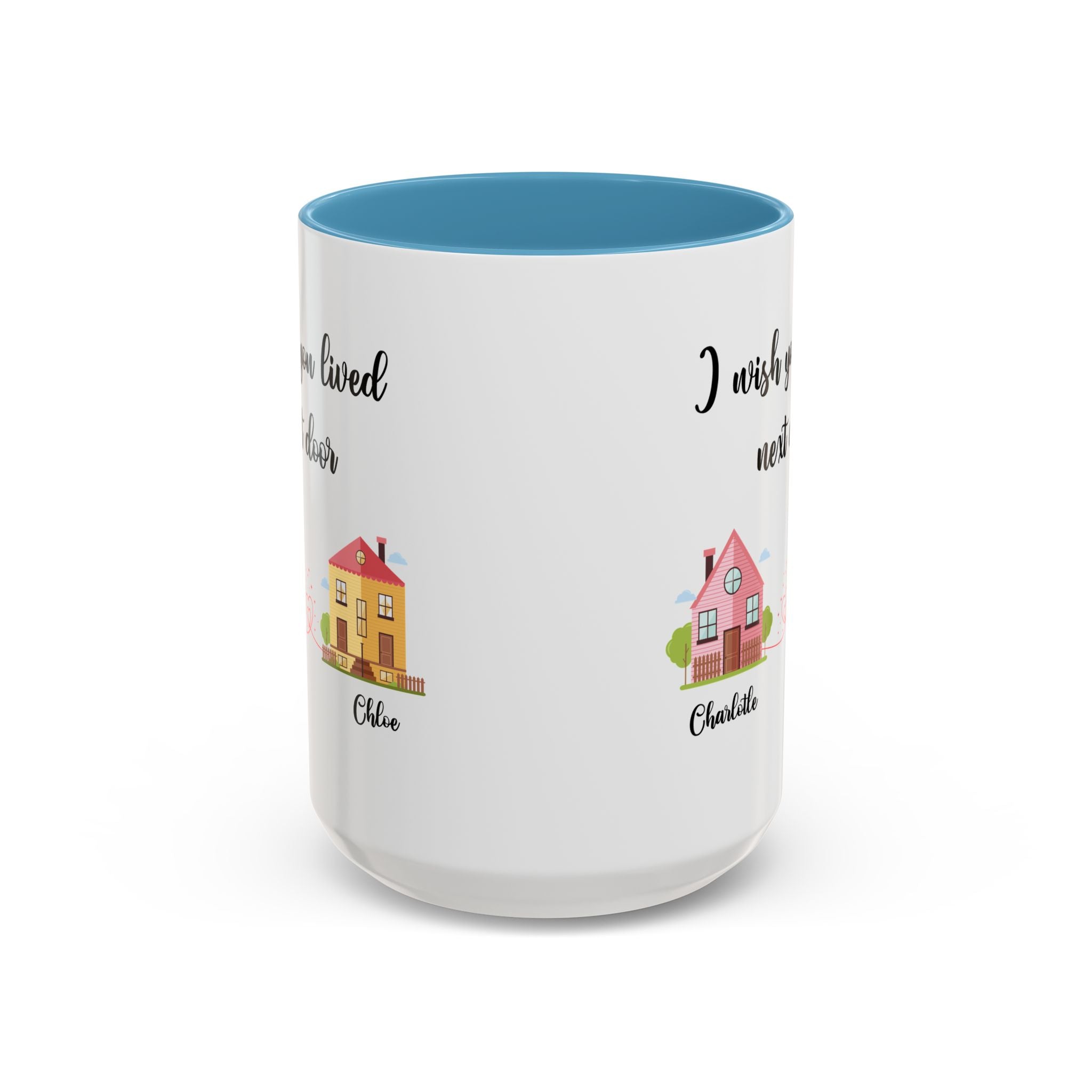 I Wish You Lived Next Door Mug, Bestie Coffee Mug, Long Distance Mug, Moving Away Mug, Best Friend Christmas, Bestie Birthday Gift, Bff Mug