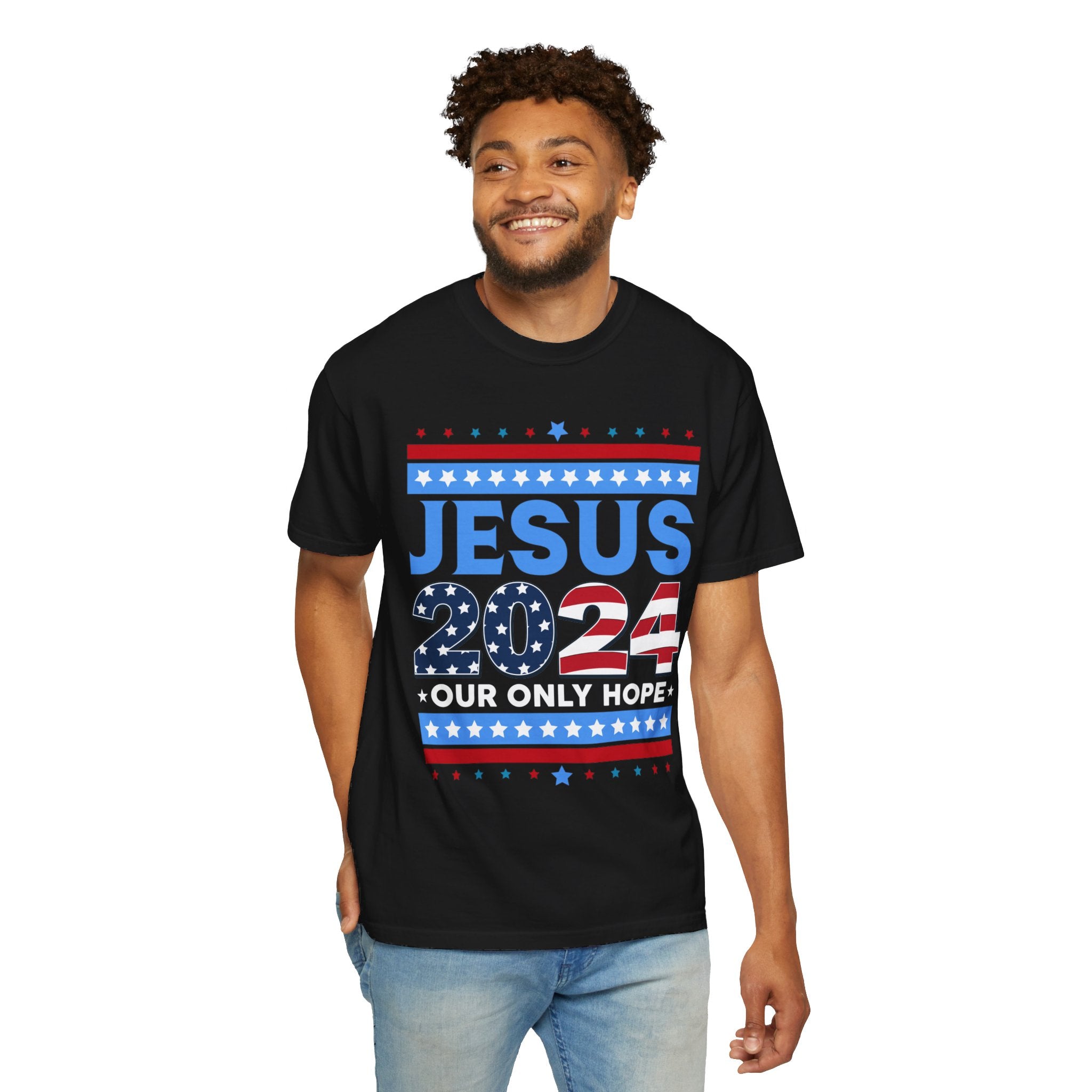 Jesus 2024 Our Only Hope Shirt, Jesus 2024 Sweatshirt, Make America Pray Again, Political T-shirts, Unisex Jesus Lover Shirt, Trendy Christian Shirt
