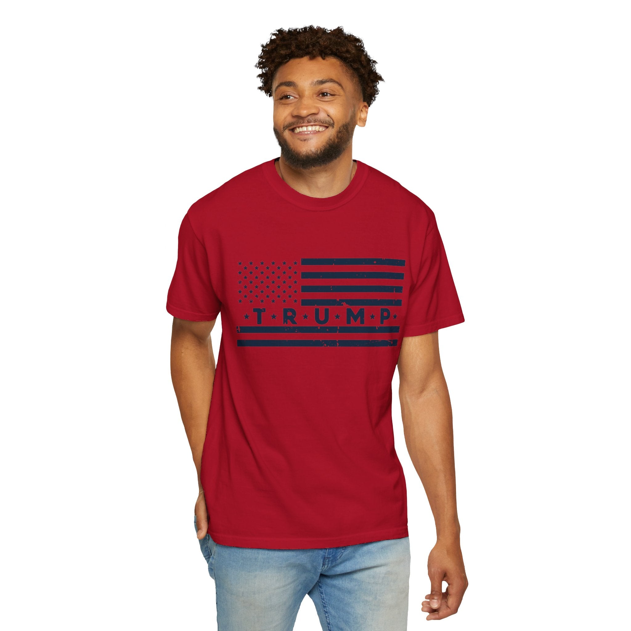 Trump Flag,Trump Flag Shirt,Donald Trump Shirt, Womens Trump Clothing, Republican T Shirts, Pro Trump Train MAGA Ladies Trump Tee