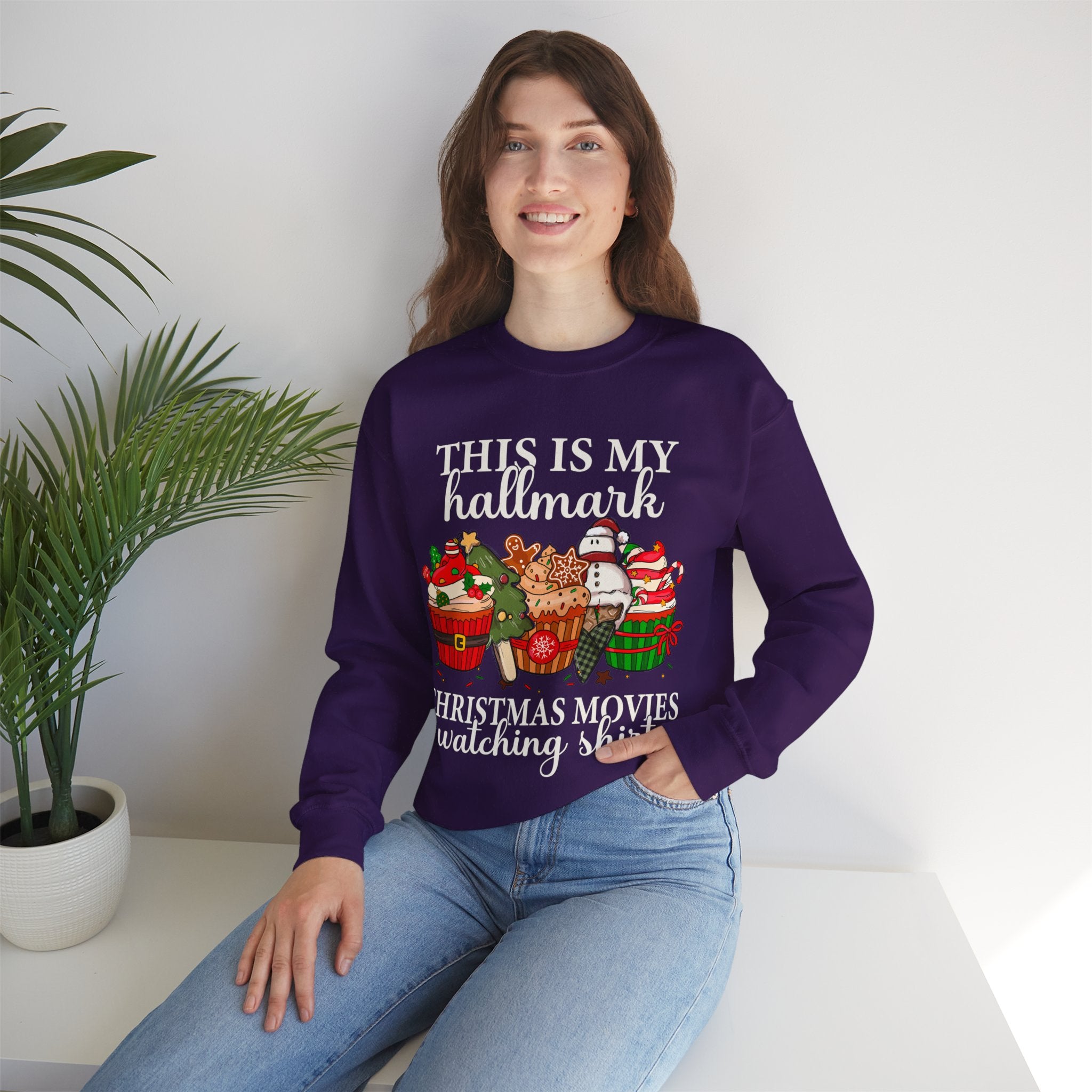 This is My Hallmark Christmas Movie Watching Sweatshirt, Hallmark Christmas Movies Shirt, Holiday Spirit Shirt, Hallmark Sweatshirt