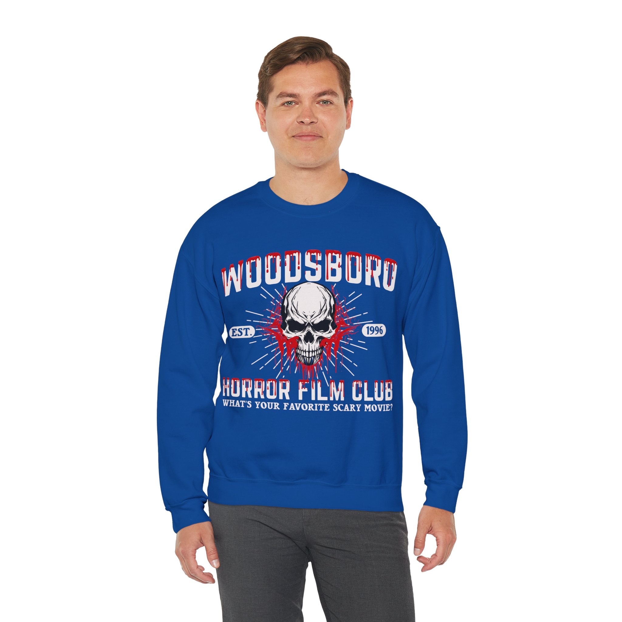 Woodsboro Sweatshirt, Woodsboro Horror Film Club Shirt, 90s Horror Movie Tee, Horror Movie Shirt, Woodsboro High Sweater, Horror Movie Gifts