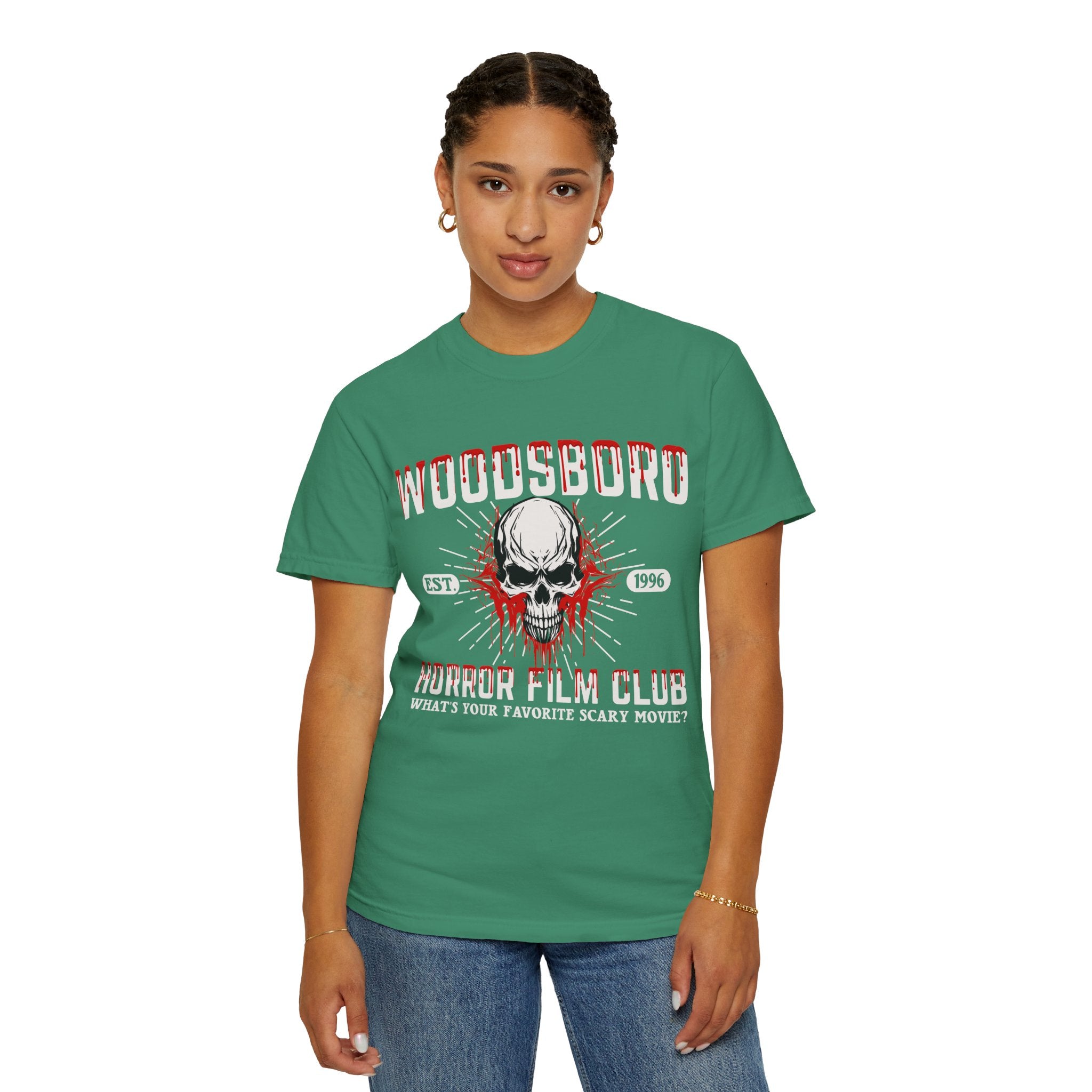 Woodsboro Horror Club Shirt, Halloween Shirt, Horror TShirt, Horror Film Club Shirt, Scary T Shirt, Halloween Gift, Spooky Season Shirt