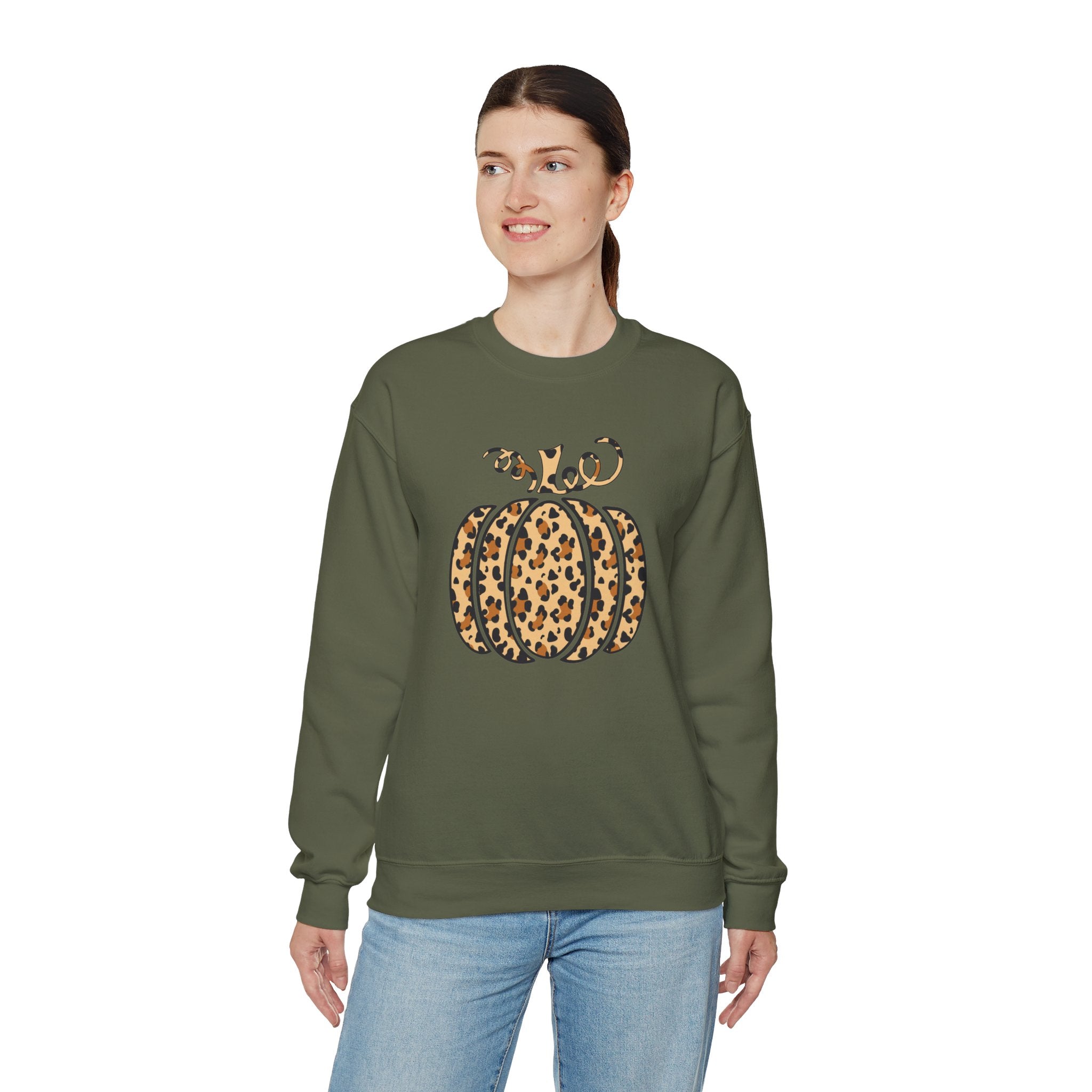 Leopard Pumpkin Sweatshirt, Cheetah Pumpkin Shirt, Thanksgiving Shirt, Thankful Shirt, Fall Shirt, Hello Pumpkin