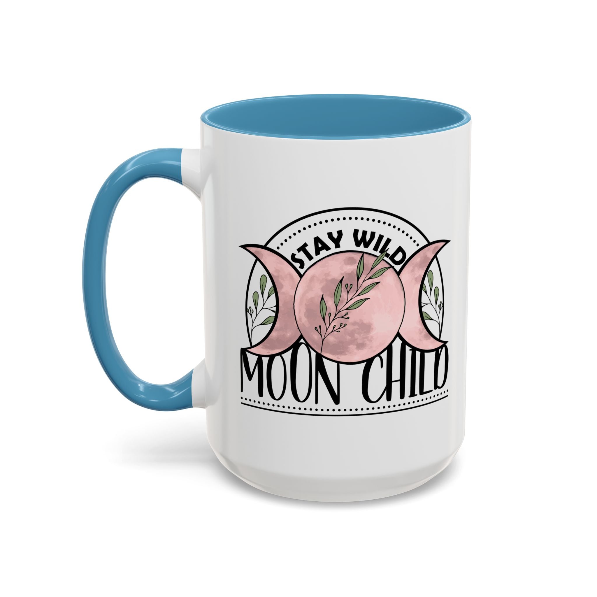 Stay Wild Moon Child Mug, Moon Coffee Mug, Witchy Mug, Mystical Mug, Nature Mug, Gift Mug, Boho Coffee Mug