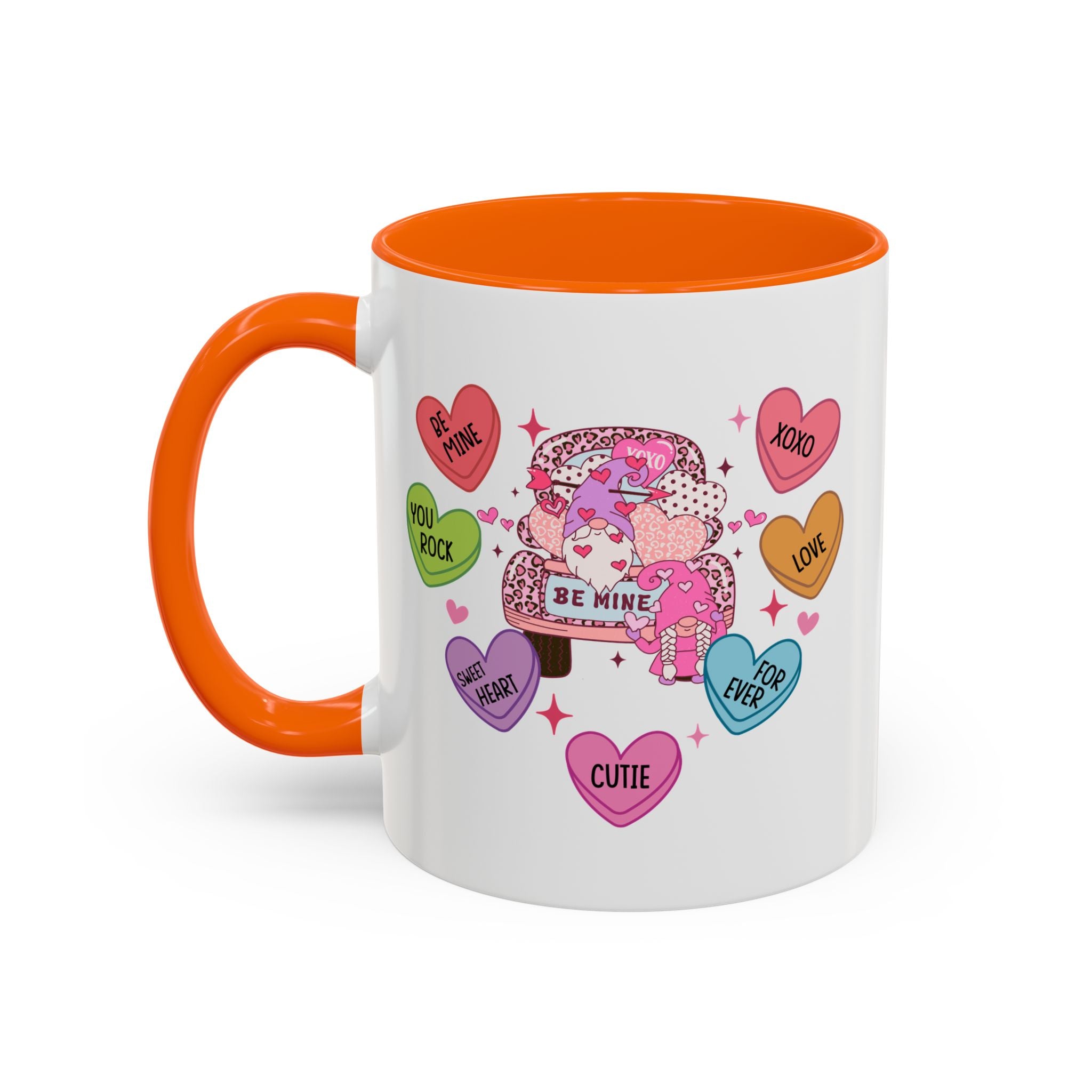 Candy Hearts Coffee Mug, Valentine's Conversation Hearts Mug, Valentines Day Coffee Mug, 15 oz 11 oz Mug, Pink Hearts Coffee Mug, Valentines Kitchen, Gift for Her