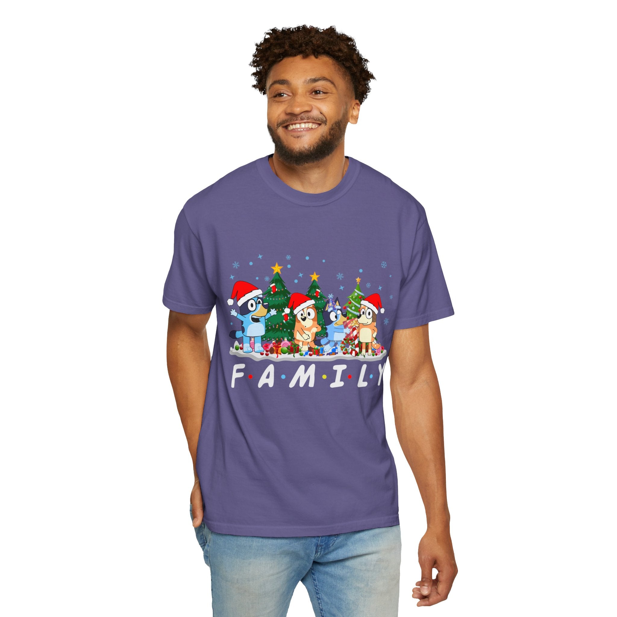 Christmas Bluey Family Shirt, Bluey Party Shirt, Christmas Family Bluey Shirt, Bluey Christmas Trip Shirt, Bluey Theme Tee