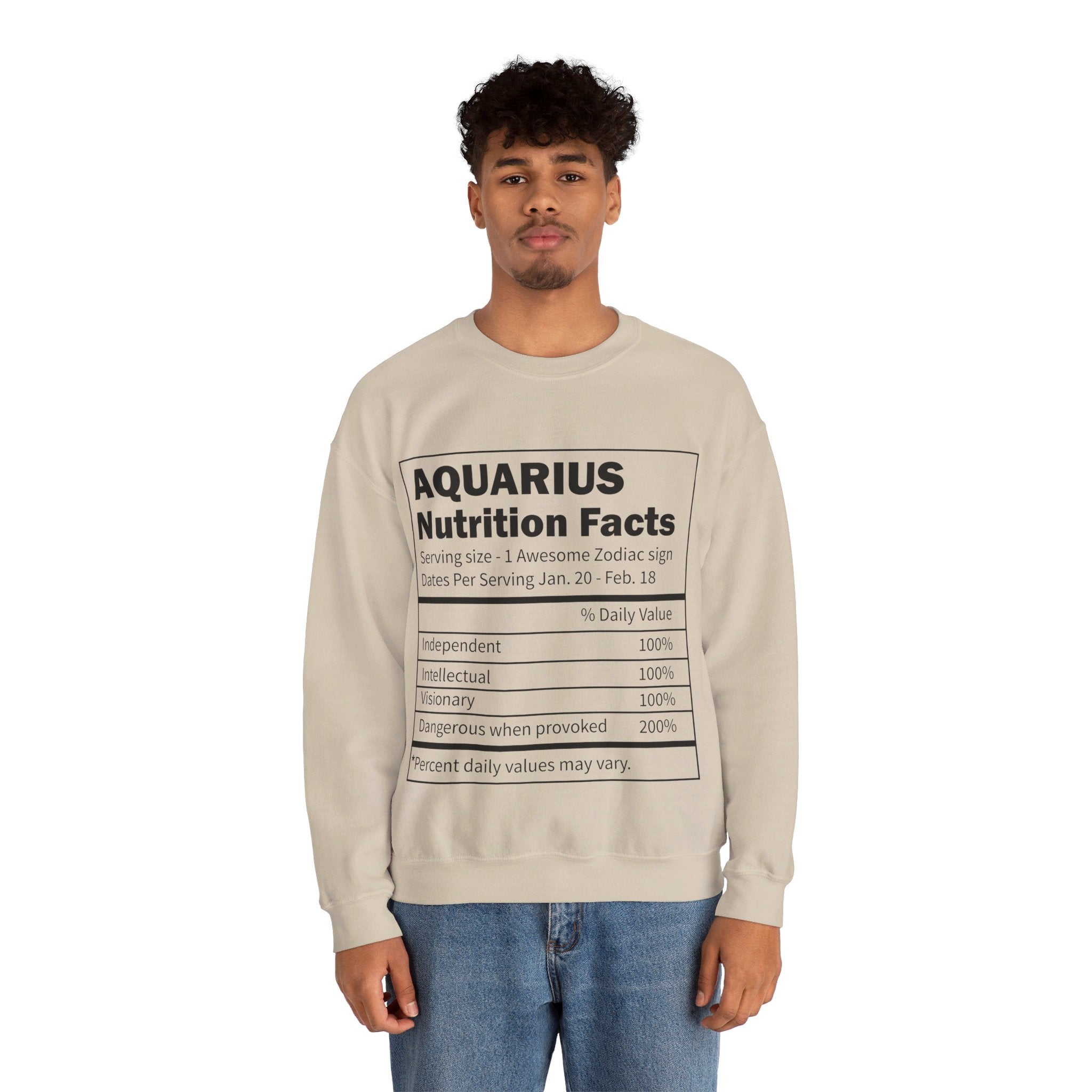 Zodiac Sign Nutrition Facts Sweatshirt, Horoscopes Shirt, Astrology Shirt, Summer Tees, Birthday Gift Ideas for Best Friends, Girl Friends