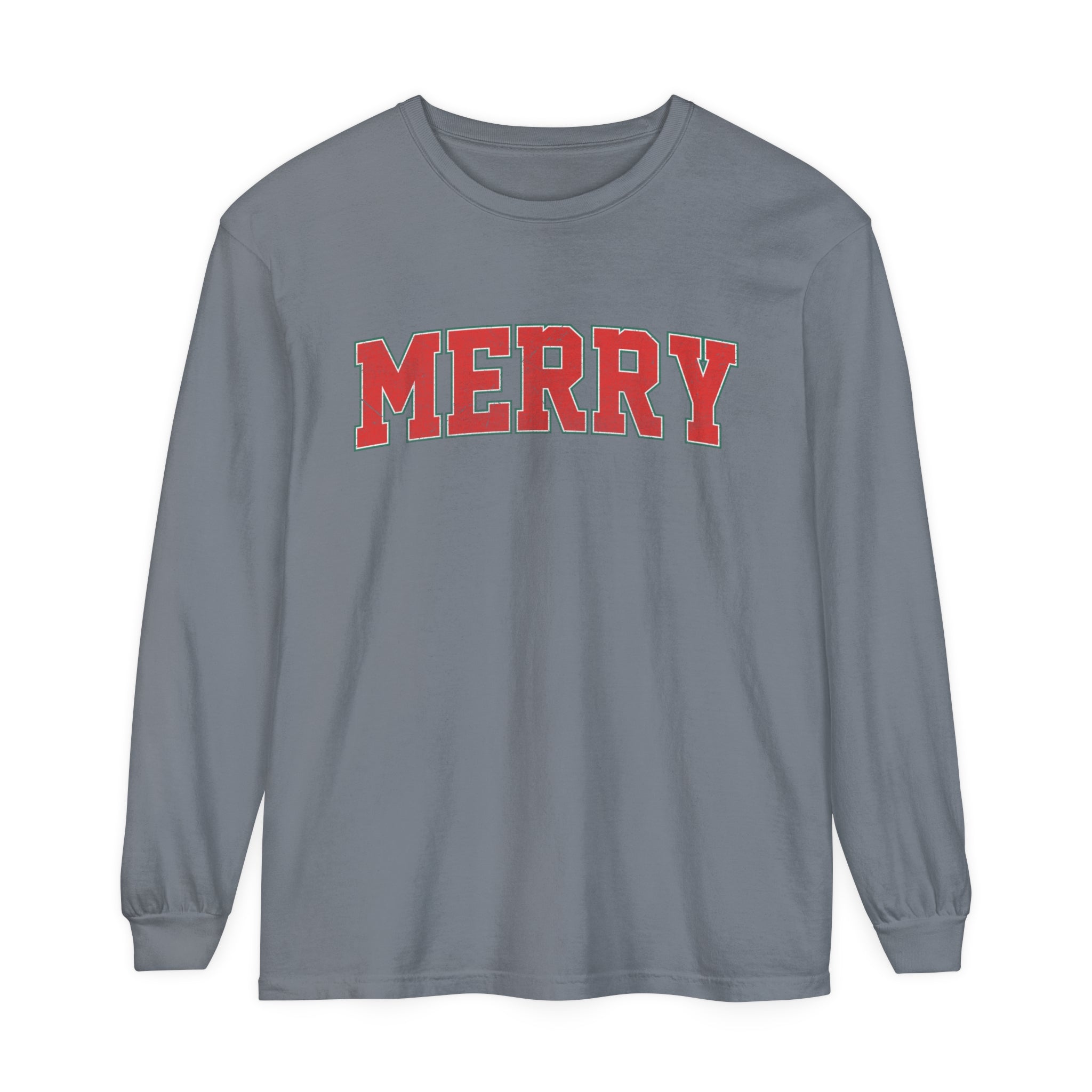 Long Sleeve Merry Shirt, Christmas Long Sleeve Shirt, Christmas Gift, Merry Christmas Tee, Merry Christmas Long Sleeve Shirt