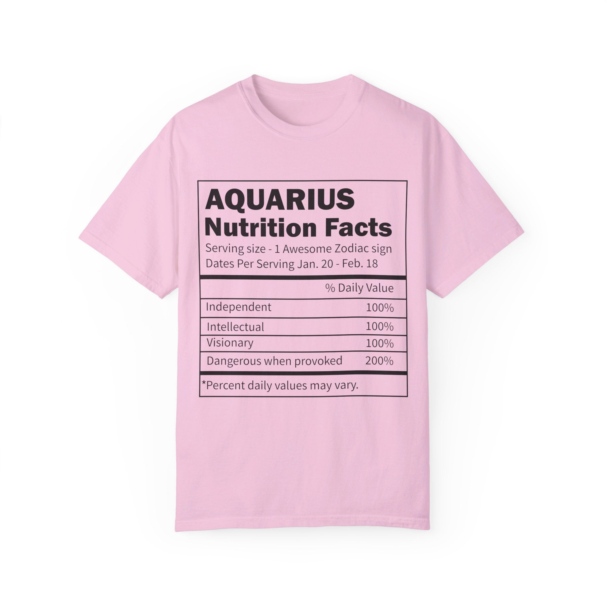 Zodiac Sign Nutrition Facts Shirt, Horoscopes Shirt, Astrology Shirt, Summer Tees, Birthday Gift Ideas for Best Friends, Girl Friends