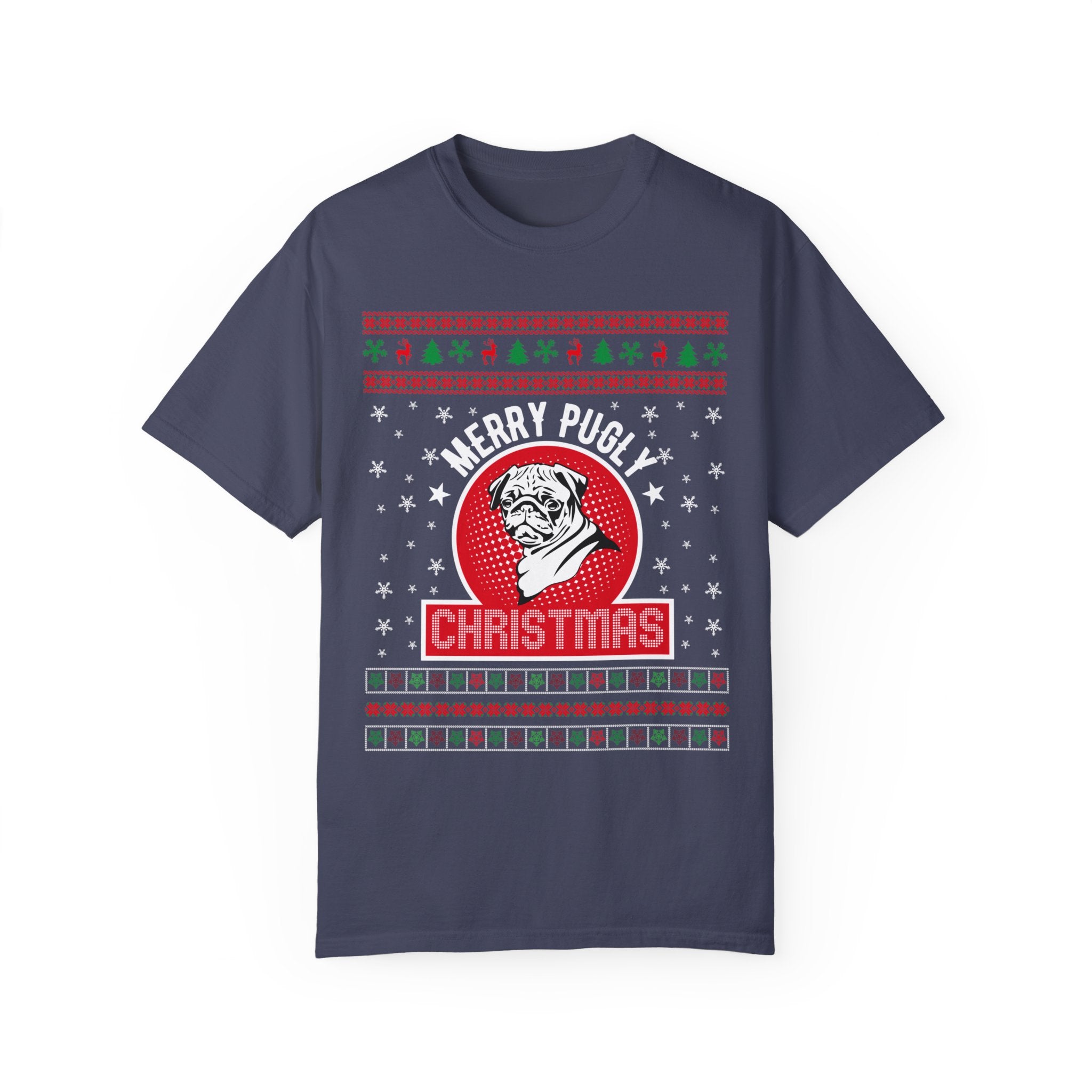 Ugly Pug Christmas Tshirt, Pug Tee, Pug Shirt, Pug Christmas Shirt, Pug Christmas Tee, Dog Christmas Shirt, Pug Christmas