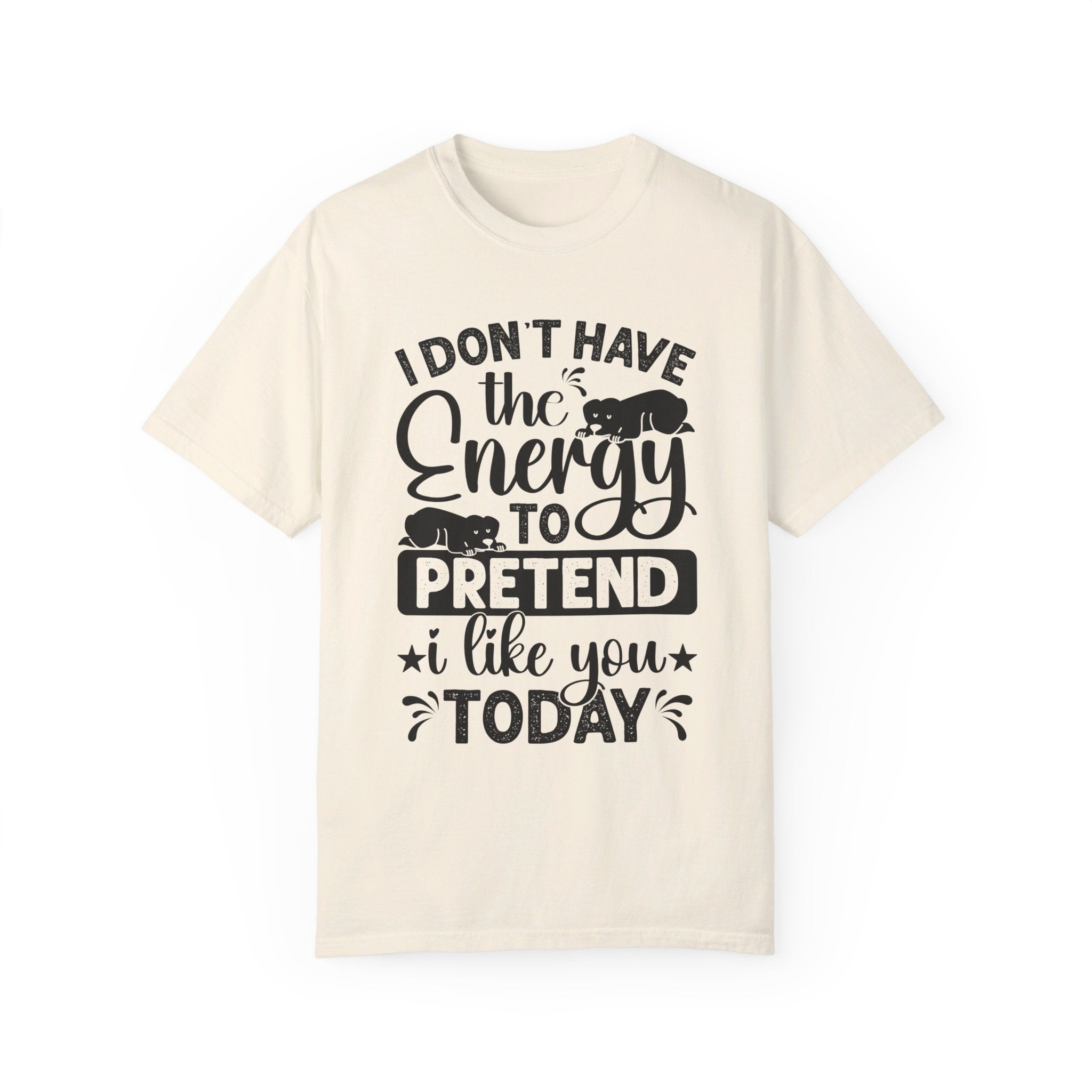 I Don't Have The Energy To Pretend I Like You Today Shirt, Funny Sarcastic Shirt, Sarcastic Quote Shirt, Sarcastic Shirt, Funny Women's Tee