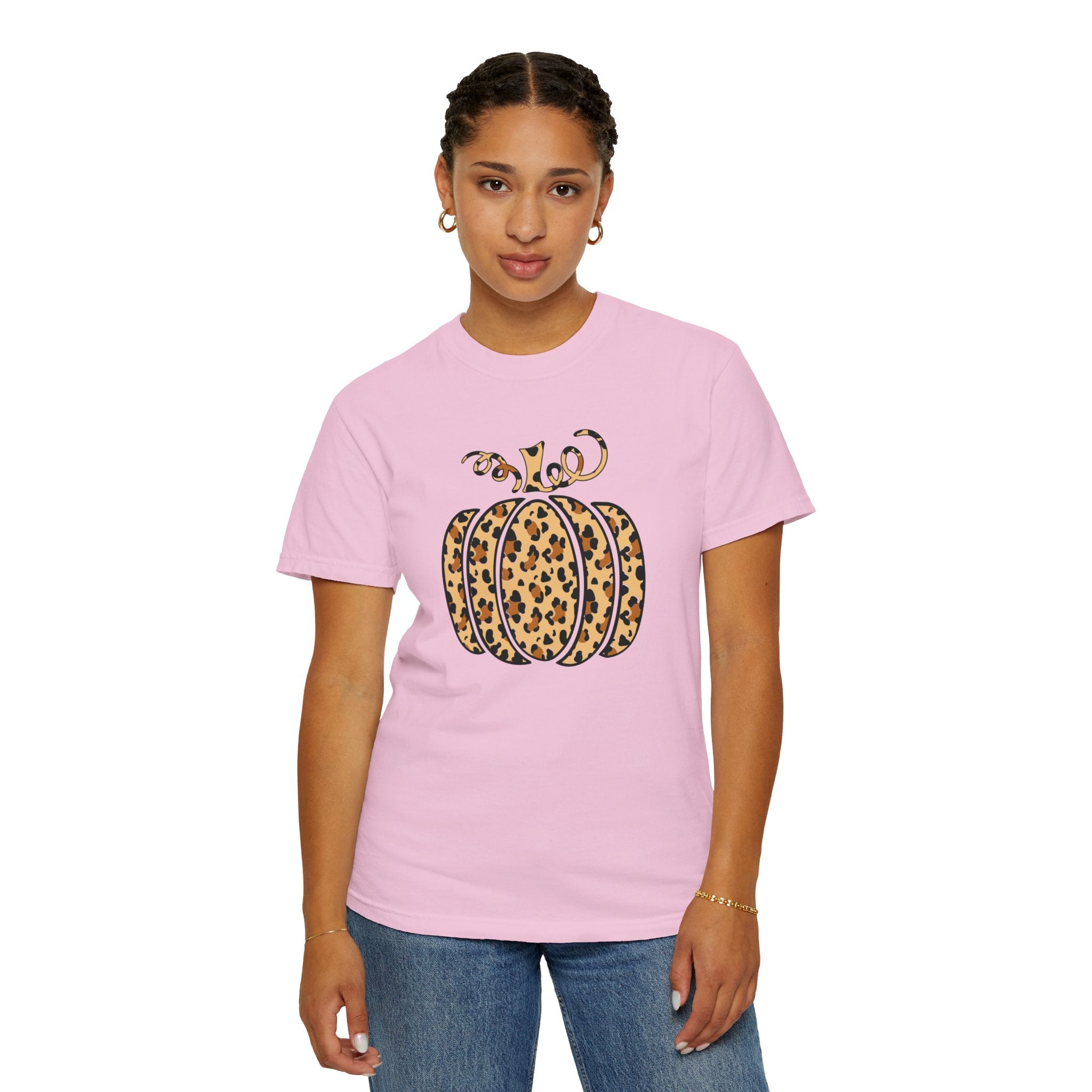 Leopard Pumpkin T-Shirt, Cheetah Pumpkin Shirt, Thanksgiving Shirt, Thankful Shirt, Fall Shirt, Hello Pumpkin