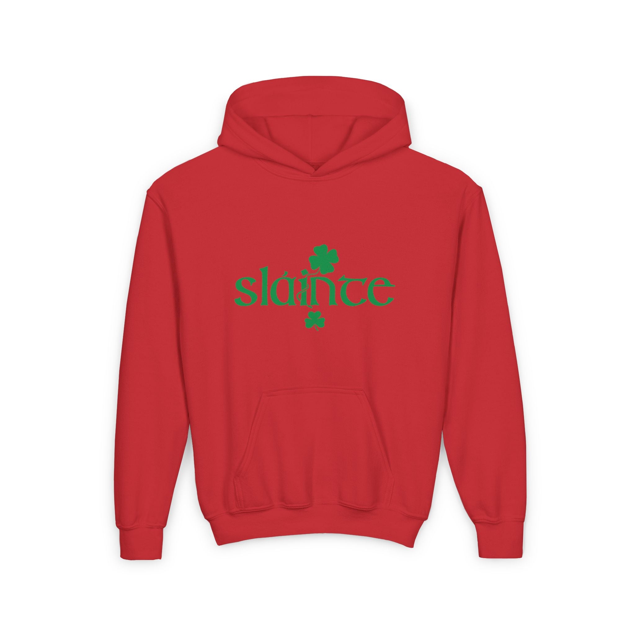 Slainte Kids Hoodie, St Patrick's Day Kids Hoodie, Irish Kids Hooded Sweatshirt, Cute Shamrock Tee, St Paddys Day Tee, Shenanigans, Gift for Boy Girl