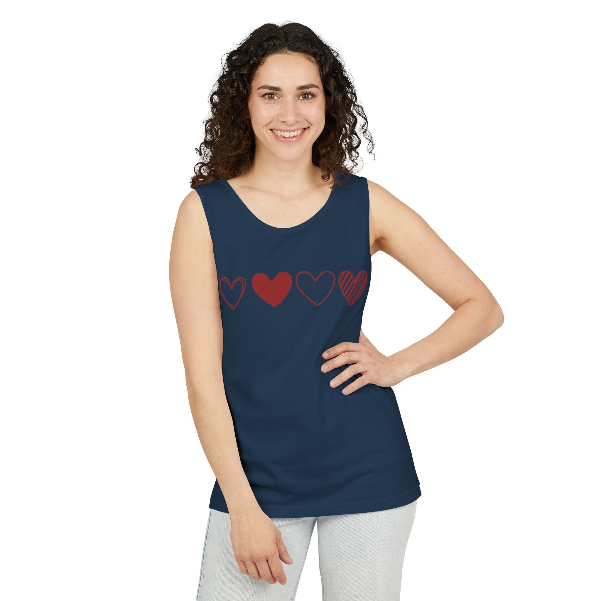 Heart Tank Top, Love Fitness, Shirt with Heart, Love Faith Hope, Shirt for Valentines Day, Love Heart Tank Top, Heart Shirt, Valentine Tank