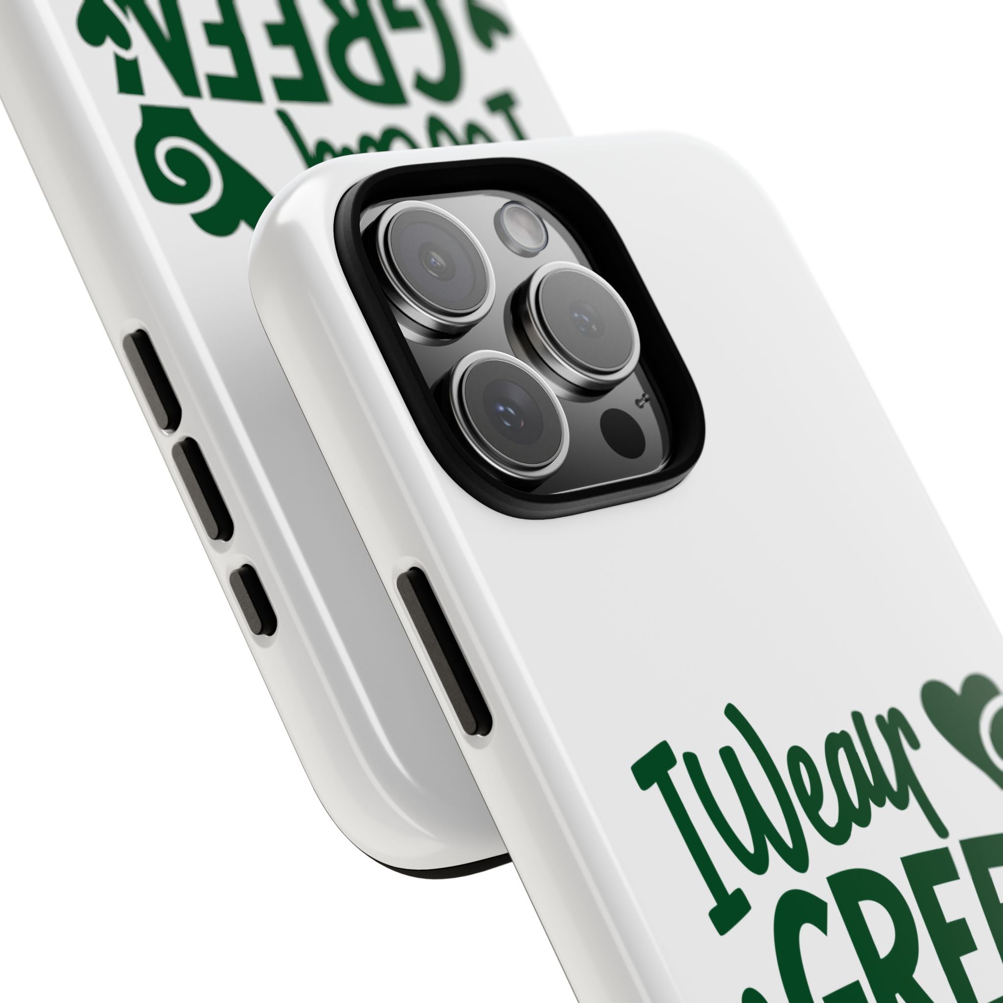 I Wear Green For Mental Health Awareness Phone Cases, Mental Health Matters Phone Case, Inspirational Phone Case, Motivational Phone Case, iPhone, Google Pixel & Samsung Galaxy