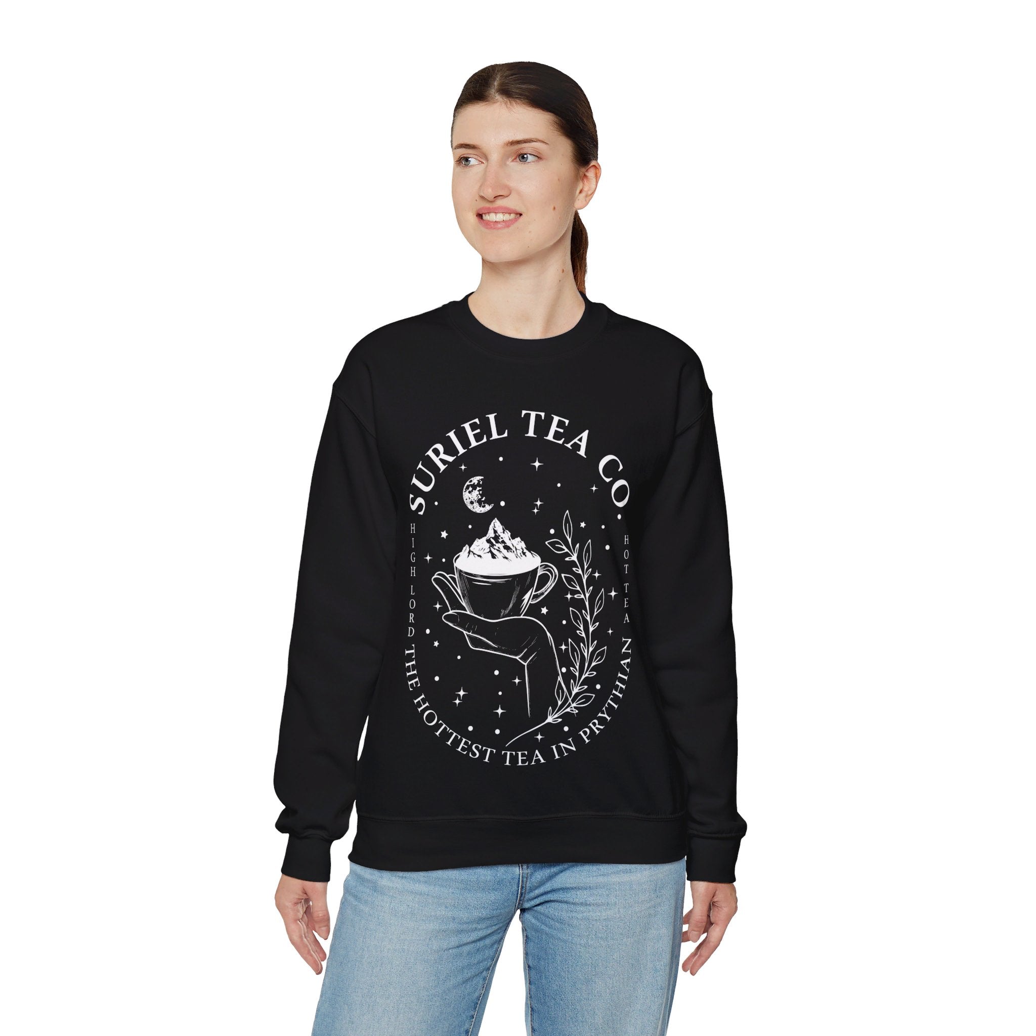 Suriel Tea Co Sweatshirt, Book Lover Shirt, Acotar Sweatshirt, A Court Of Thorns And Roses Tee, Sarah J Maas Shirt, Reading Tee, Reader Gifts