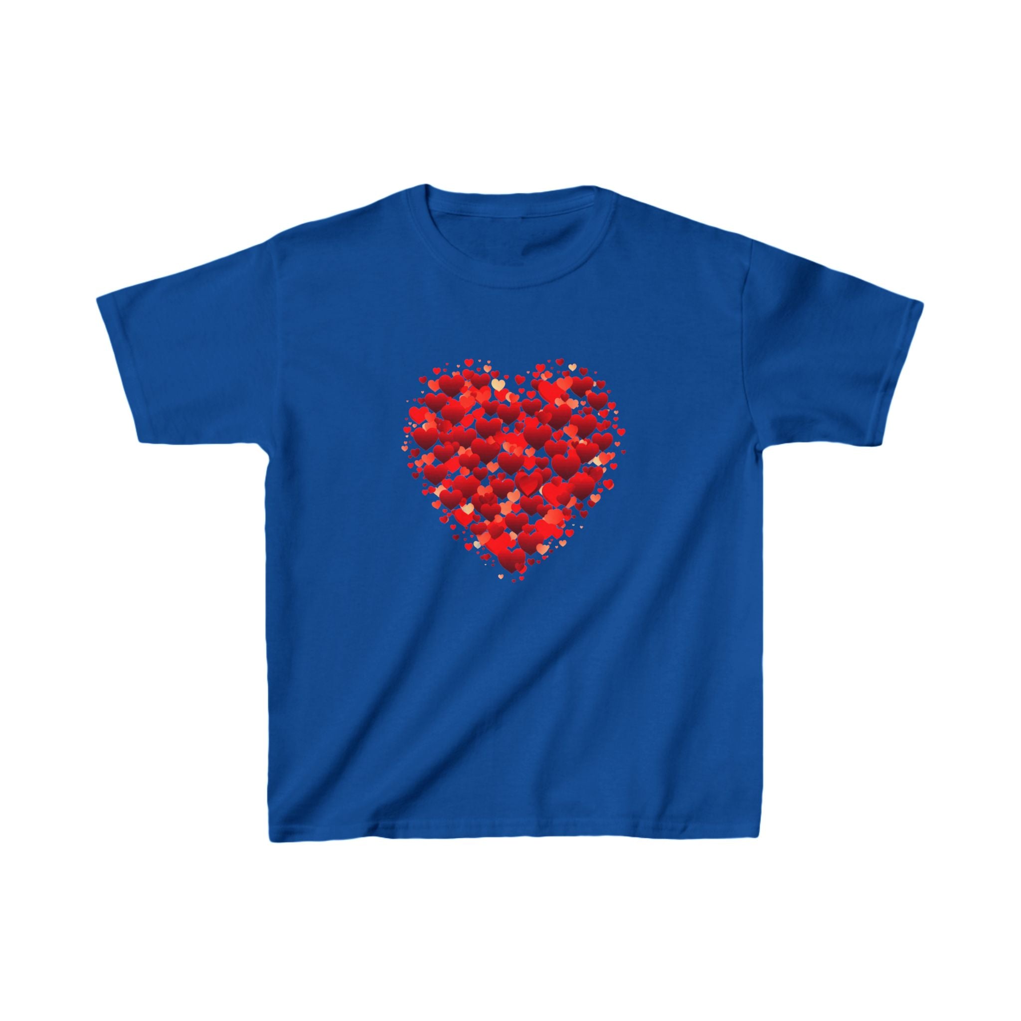 Double Red Heart Kids Shirt, Double Heart Kids Tee, Valentines Day Gift for Boys Girls, Valentines Day Shirt, Heart Valentines Shirt