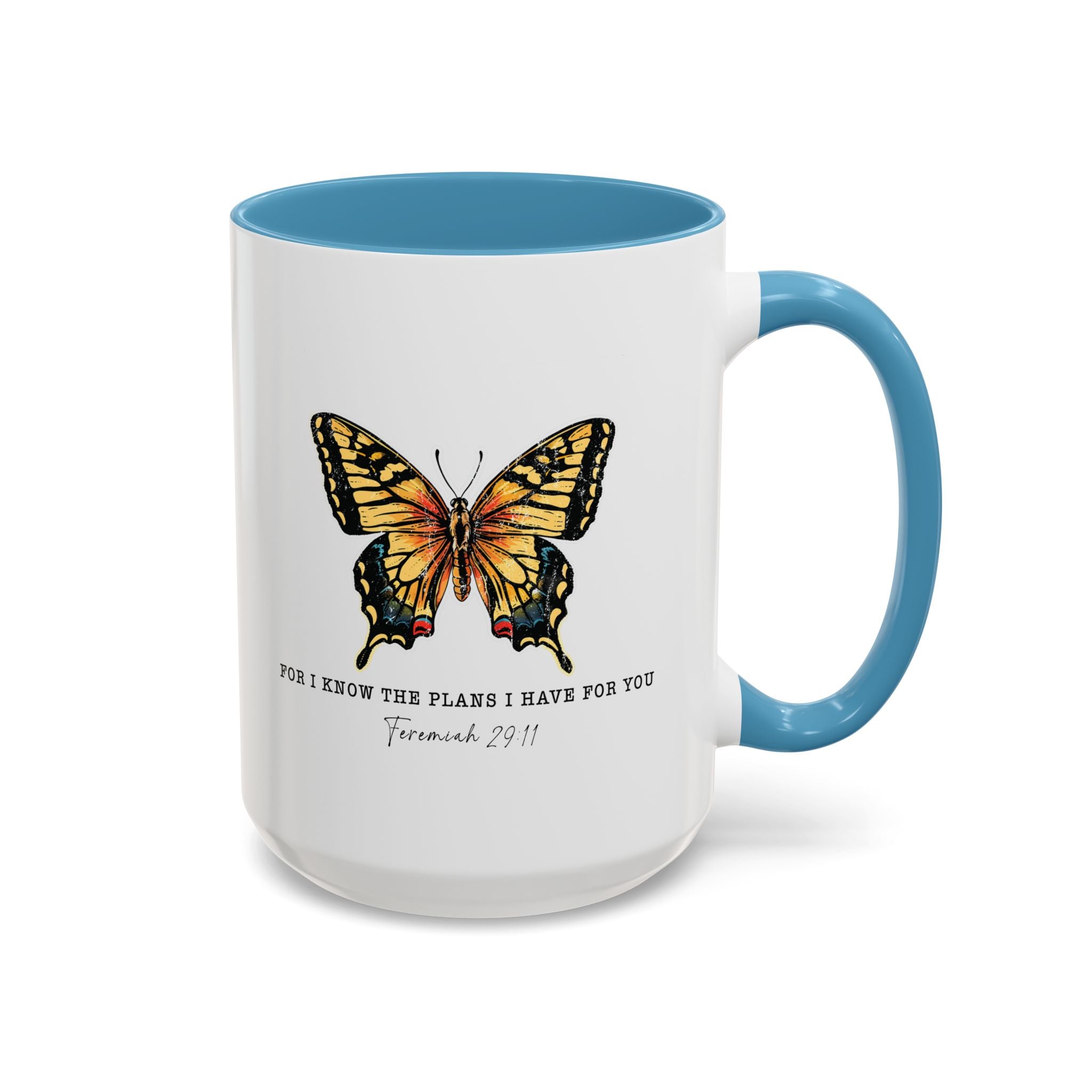 Religious Coffee Mug, Jesus Mug, For I Know The Plans I Have For You, Christian Cup, Faith Mug, Bible Verse