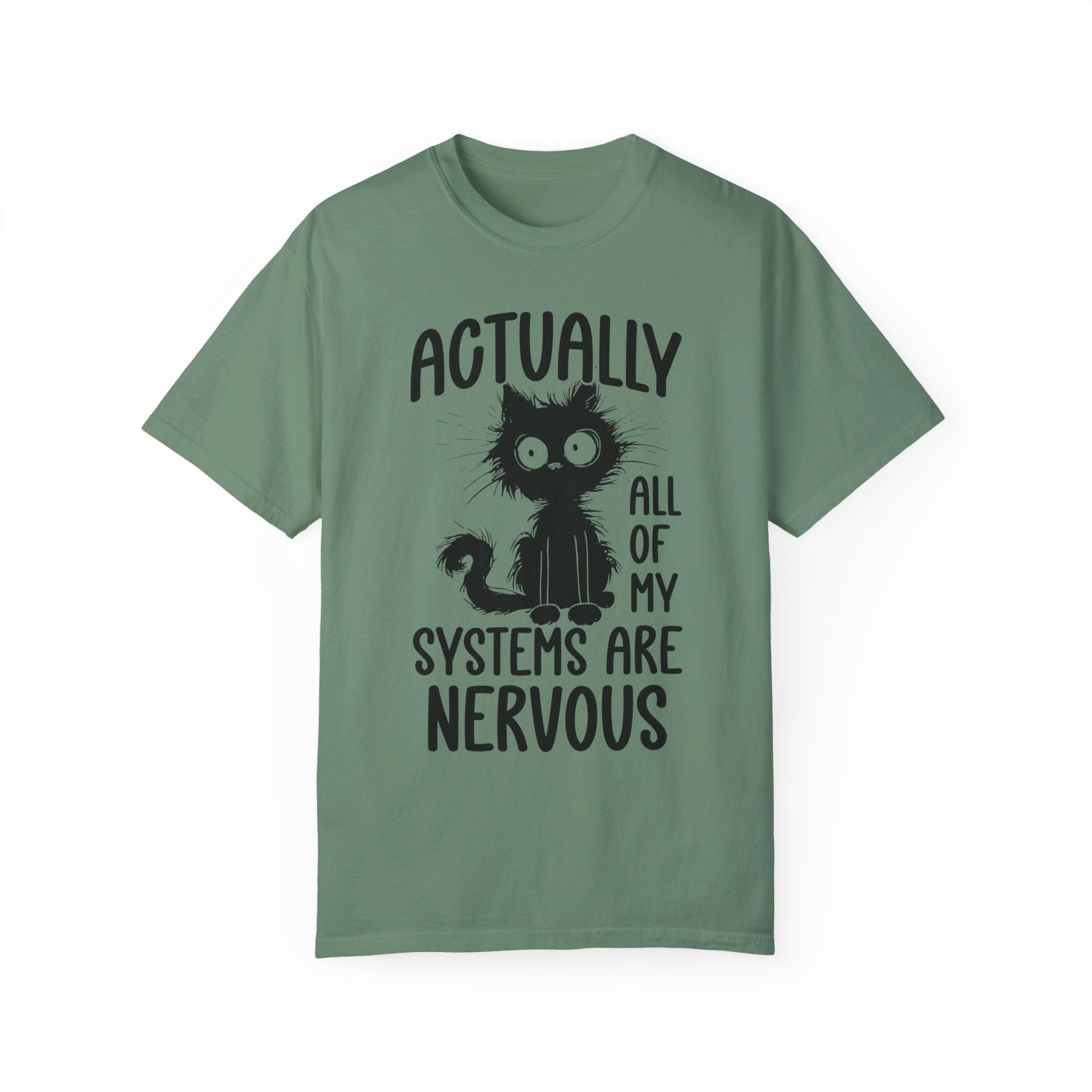 Actually All of My Systems Are Nervous Shirt, Raccoon Shirt, Mental Health Shirt, Anxiety Tshirt, Funny Tshirt, Vintage Retro Graphic Shirt