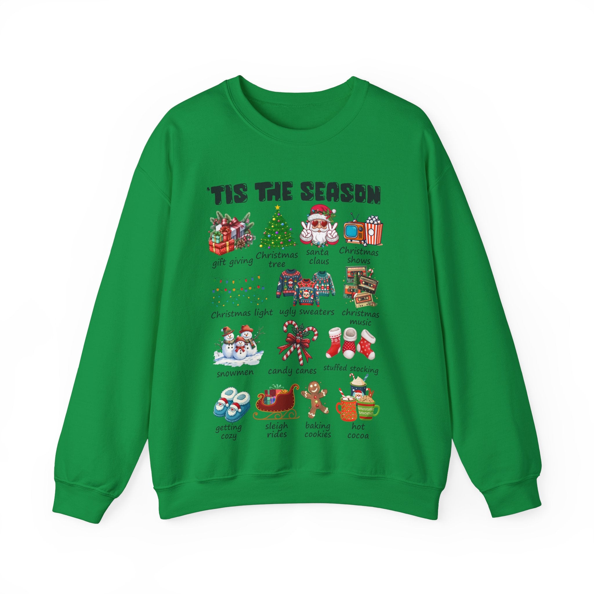 Tis the Season Christmas Sweatshirt, Christmas Tis The Season Shirt, Merry Christmas Shirt, Christmas Sweatshirt For Women, Cute Winter Top
