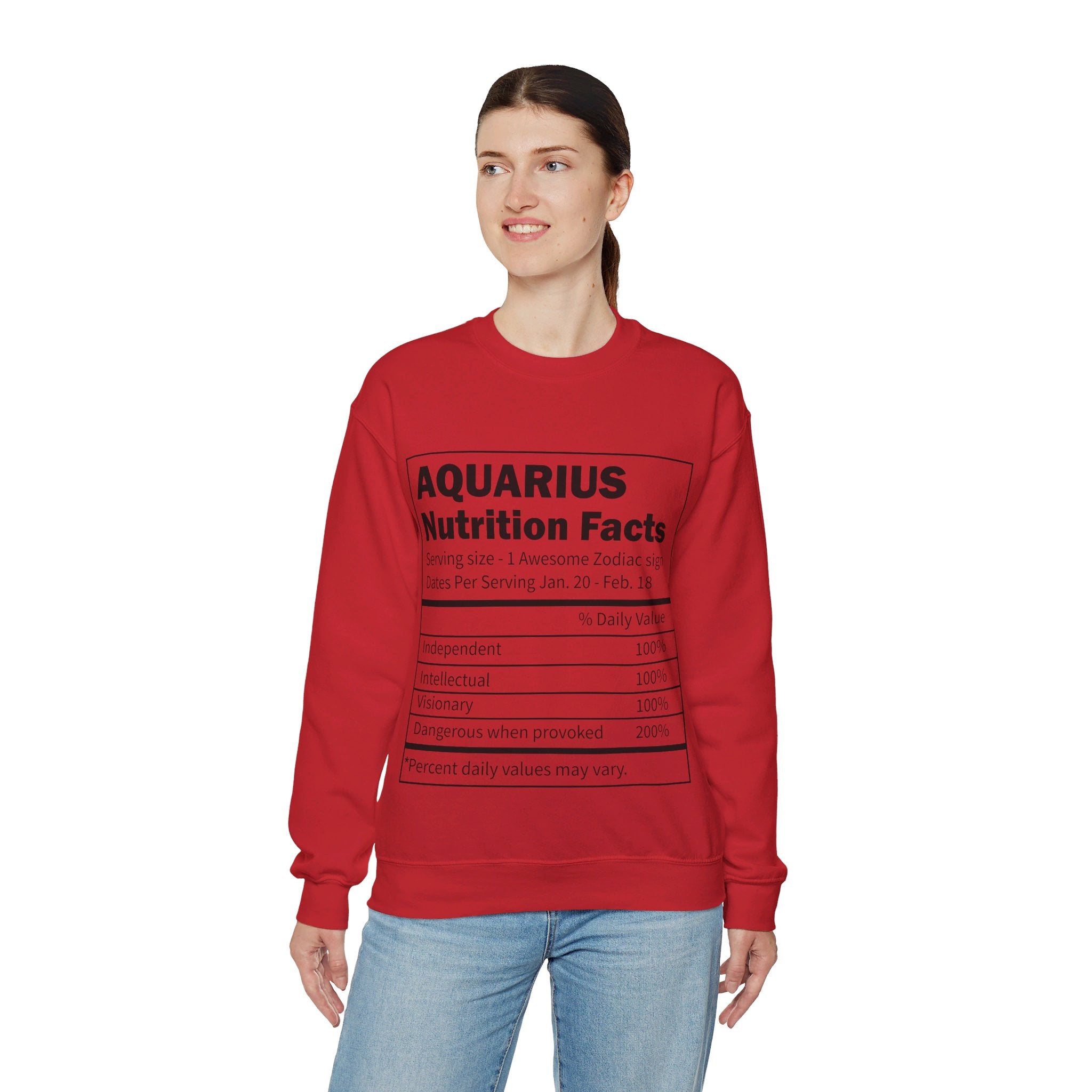 Zodiac Sign Nutrition Facts Sweatshirt, Horoscopes Shirt, Astrology Shirt, Summer Tees, Birthday Gift Ideas for Best Friends, Girl Friends