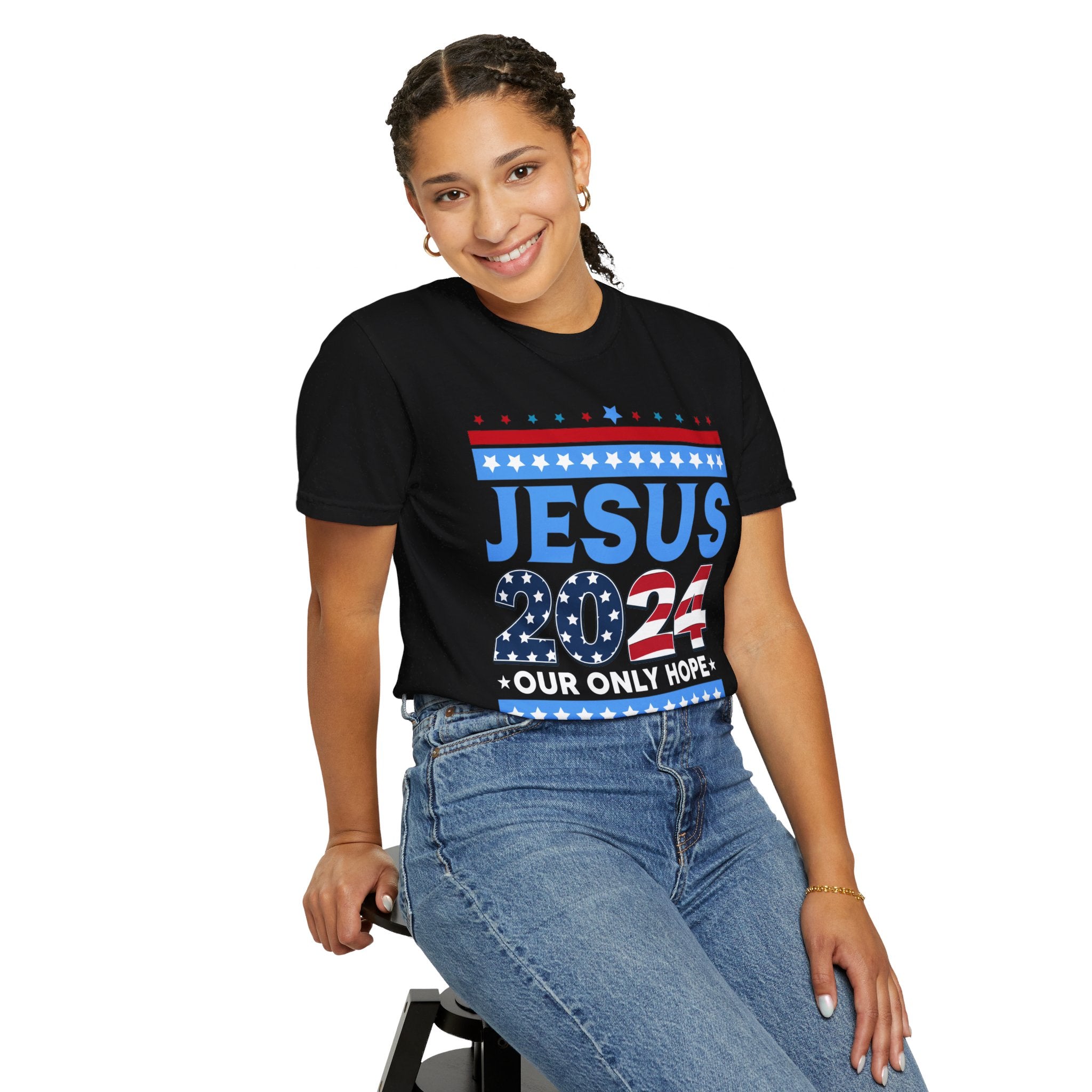 Jesus 2024 Our Only Hope Shirt, Jesus 2024 Sweatshirt, Make America Pray Again, Political T-shirts, Unisex Jesus Lover Shirt, Trendy Christian Shirt
