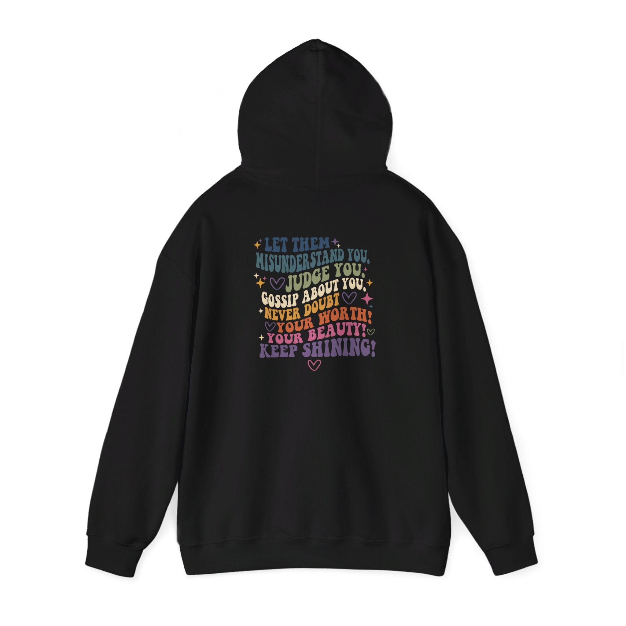 Let Them Misunderstand You Front And Back, Judge You, Gossip About You Sweatshirt, Trendy Hoodie, Inspirational Quotes, Mental Health Matters