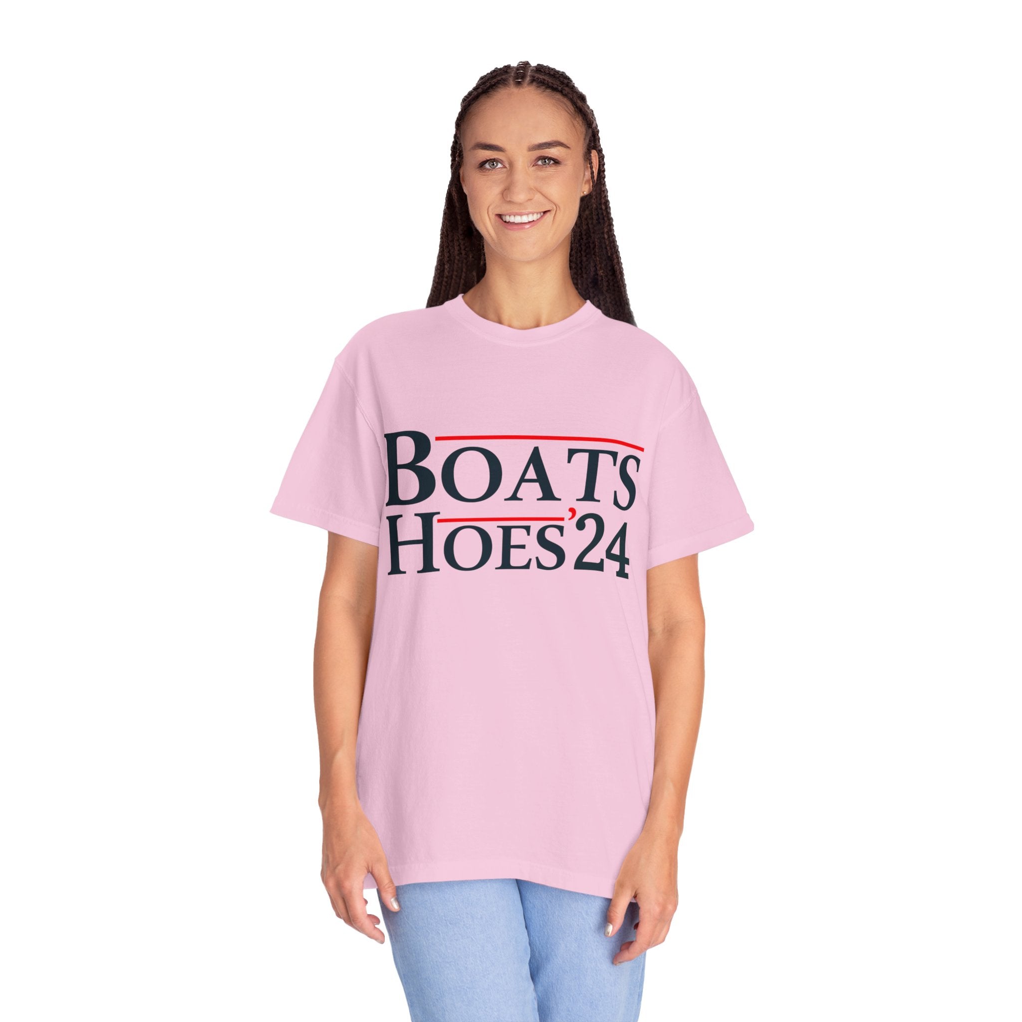 UNIDAZE Boats and Hoes 2024 T-Shirt, Funny Election Shirt, Trendy Election Day 24 Tee, Patriotic Shirt, Election Lover Gift Tee, Fun Stepbrother Tee Printify 4th of july gift boating shirt boats and hoes boats and hoes 2024 catalina wine mixer Cotton Crew neck cute birthday gift DTG fourth of july shirt fourth of july tee funny boating shirt Men's Clothing Oversized patriotic shirt patriotic sweatshirt step brothers shirt T-shirts TikTok Unisex Women's Clothing