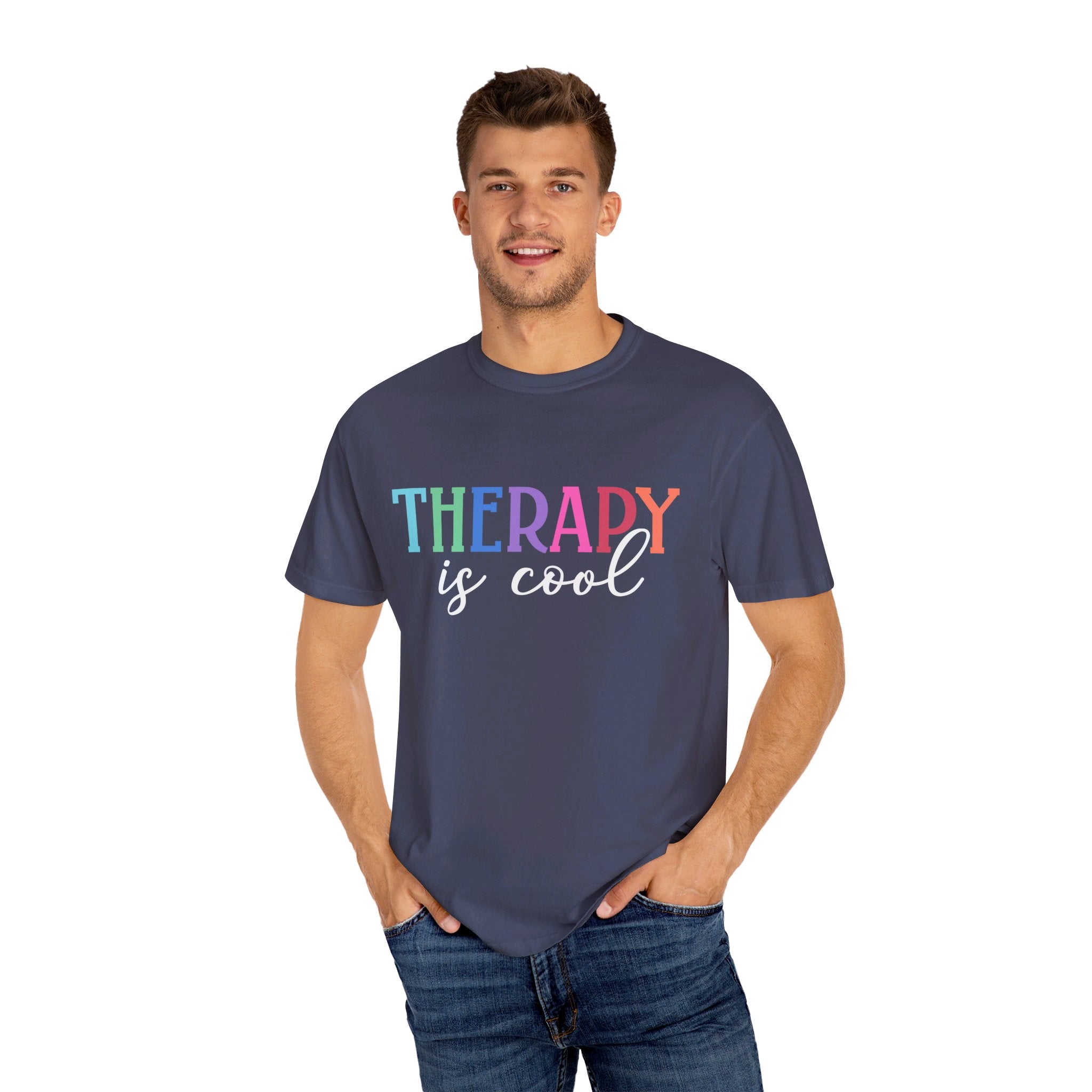 Therapy is Cool Shirt, Mental Health Matters, Gift for Therapist, Anxiety Shirt, School Psychologist Shirt