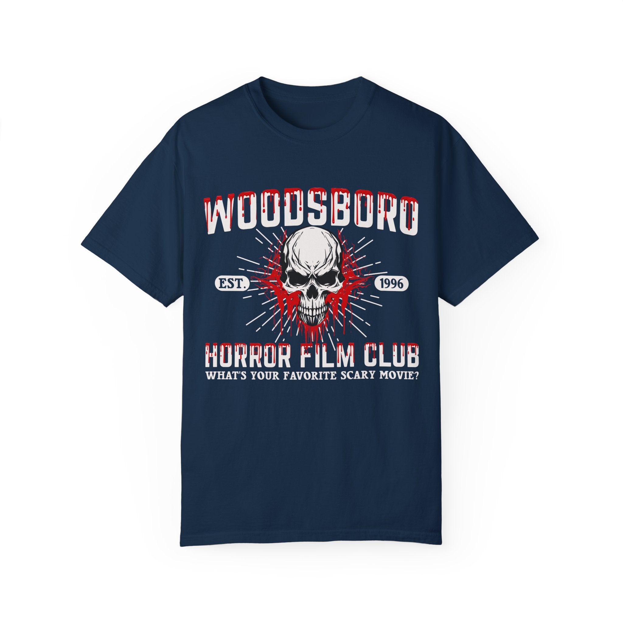 Woodsboro Horror Club Shirt, Halloween Shirt, Horror TShirt, Horror Film Club Shirt, Scary T Shirt, Halloween Gift, Spooky Season Shirt