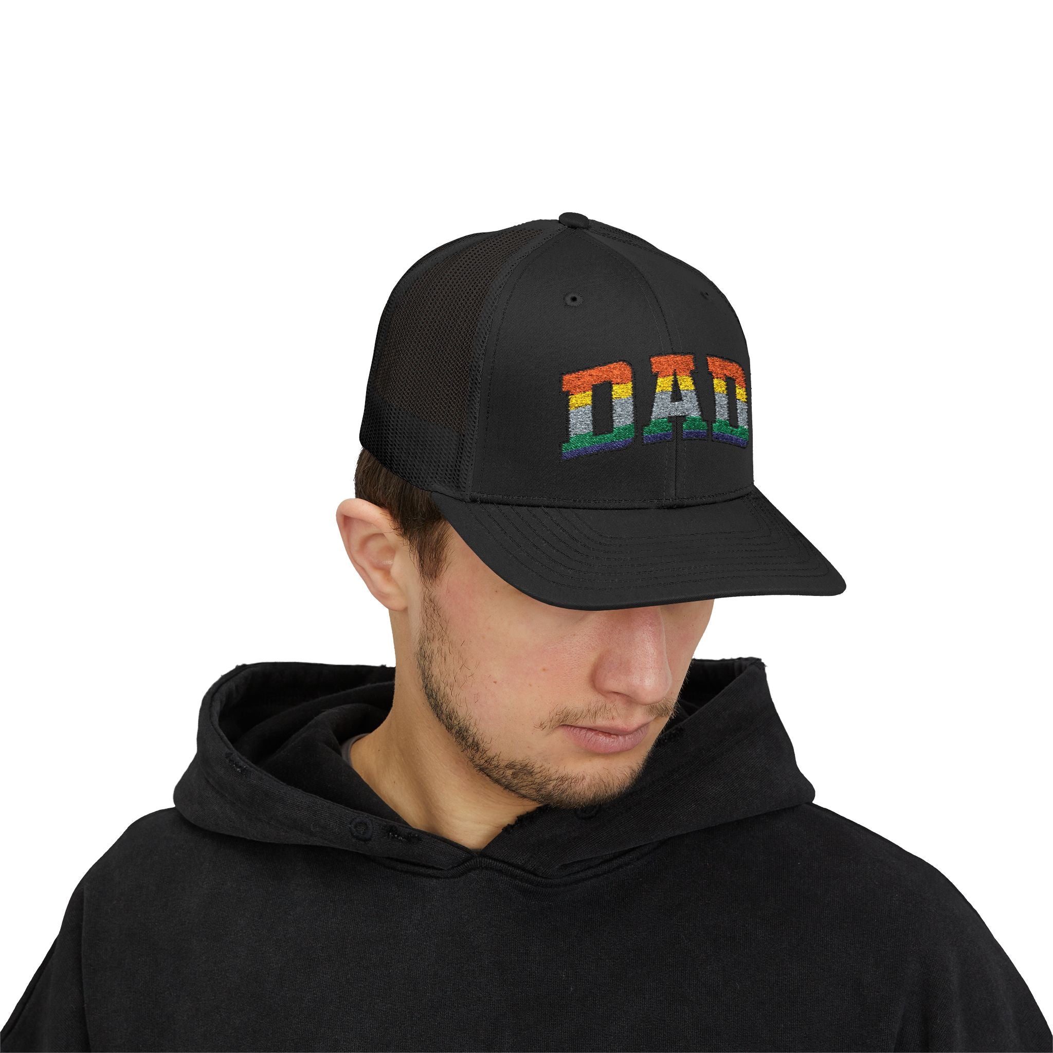 Dad Embroidered Trucker Cap, New Dad Gift, Dad Pregnancy Reveal, Dad Hat, Father's Day Gifts from Kids, Birthday Gift for Dad, Gift for Him