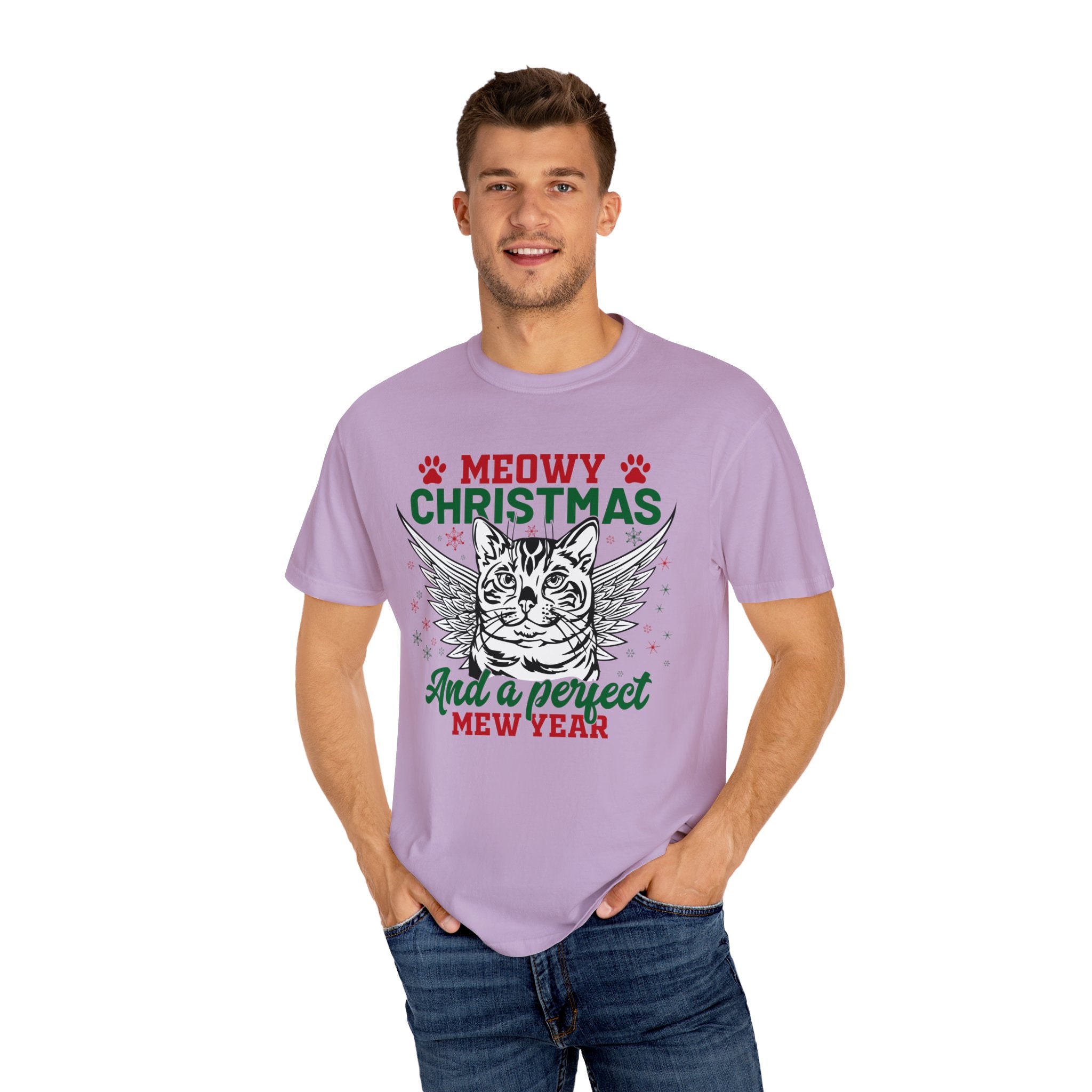 Cat Christmas Shirt Gift For Cat Lovers, Catmas Shirt, Meowy Tshirt, Cat Mom New Year Gift, Christmas Party, Christmas Meowy shirt