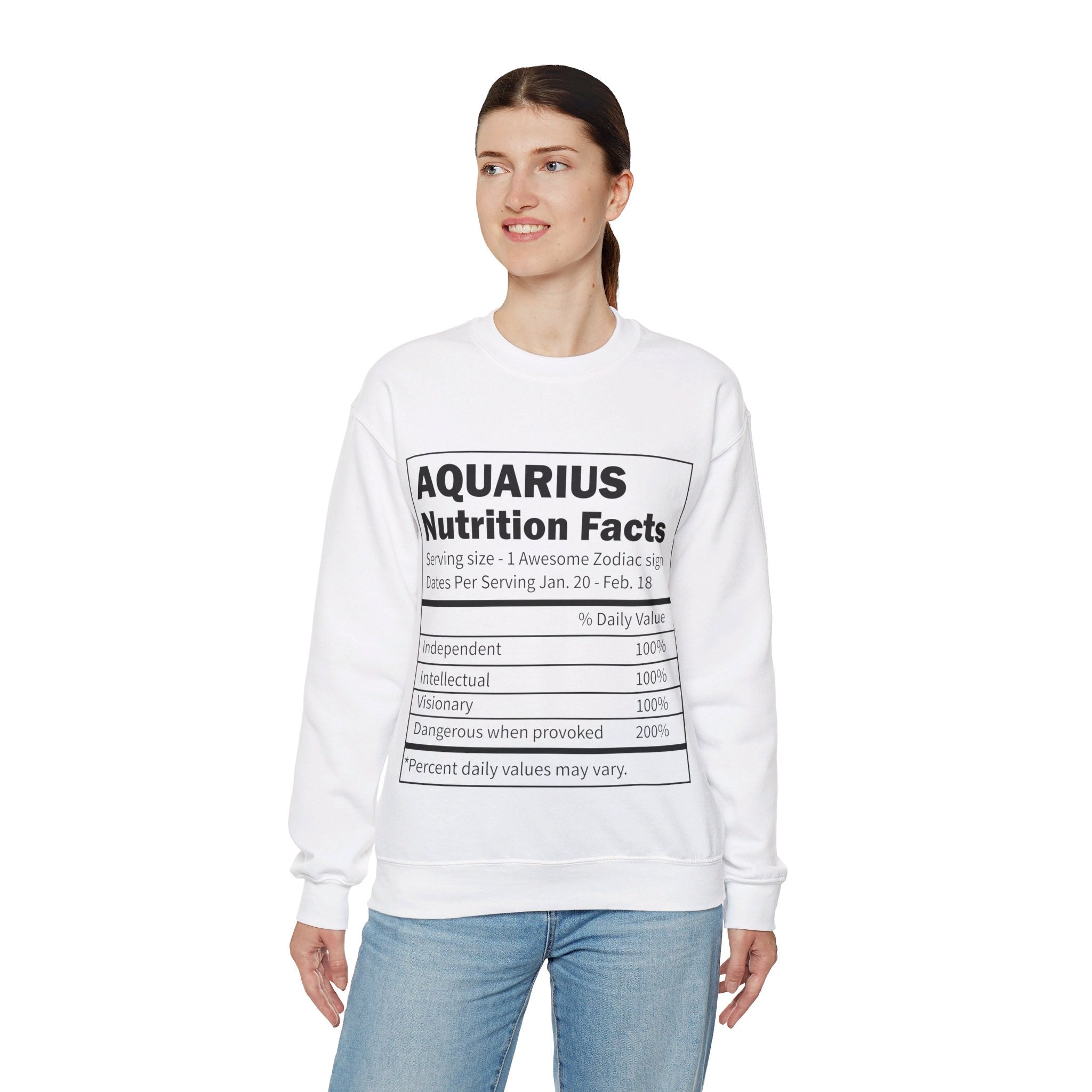 Zodiac Sign Nutrition Facts Sweatshirt, Horoscopes Shirt, Astrology Shirt, Summer Tees, Birthday Gift Ideas for Best Friends, Girl Friends