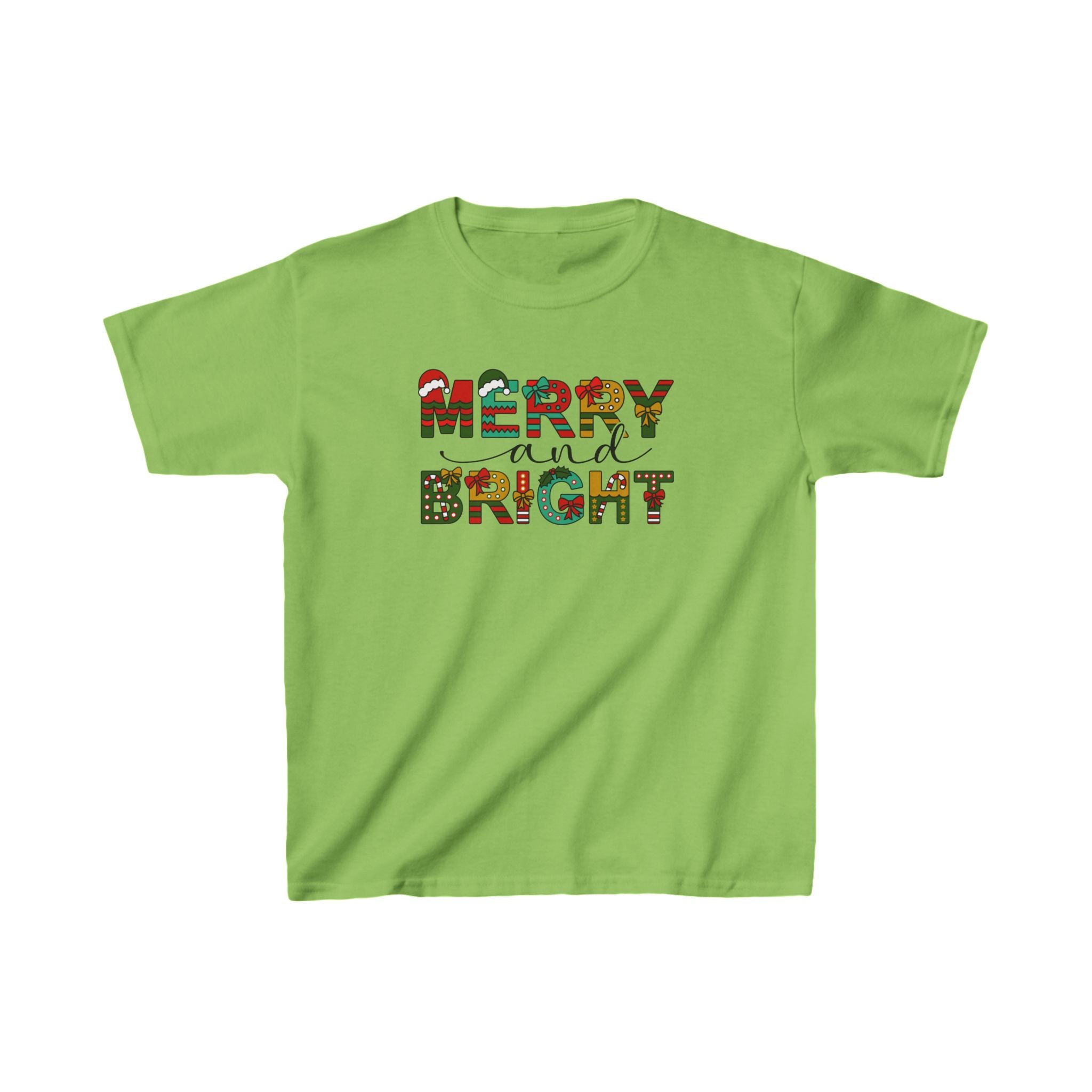 Merry And Bright Christmas Shirt for Kids, Christmas Shirts for Women, Toddler Holiday Shirts, Christmas Shirt, Gift For Christmas, Holiday Tee