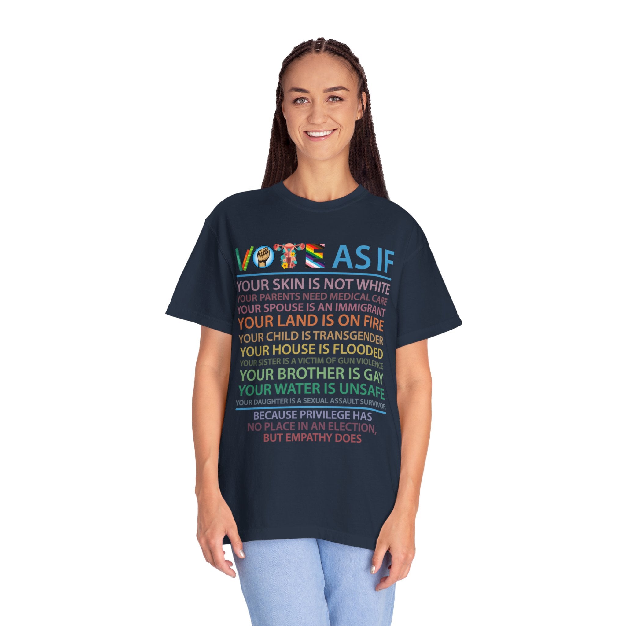 Vote As If Shirt, Custom Register Tee, Election Shirt, Voter T-Shirt, Voting Tee, Vote Gift, Equality Shirt, Pro Choice Shirt, Roe v Wade Shirt