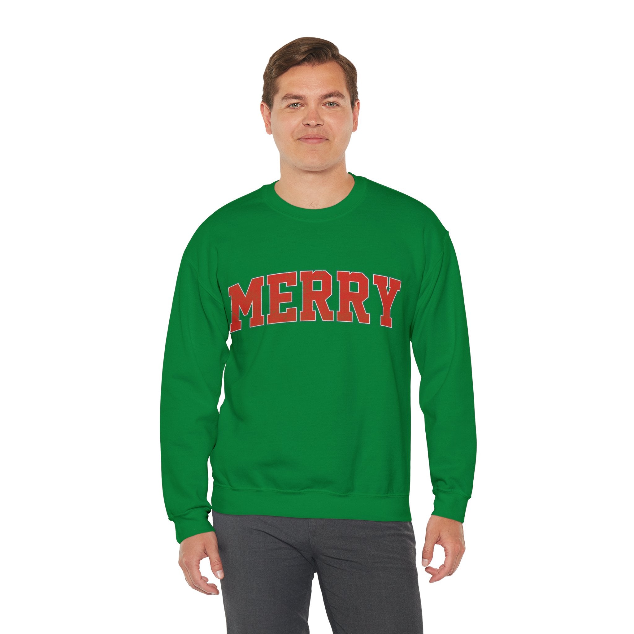Merry Christmas Sweatshirt, Christmas Shirts, Cute Winter Sweater, Christmas Shirt for Women, Christmas Crewneck Sweatshirt, Holiday Sweater