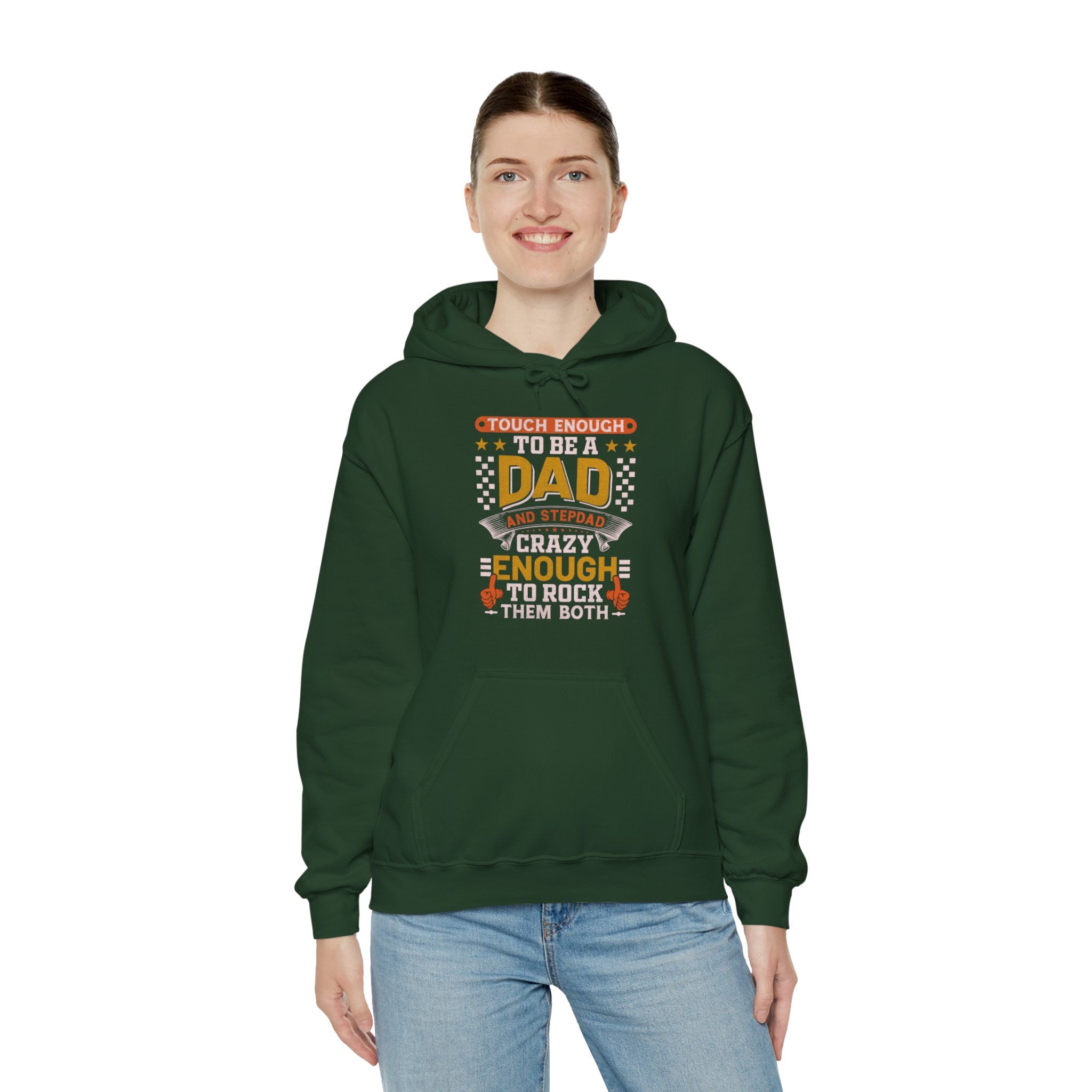 Tough Enough To Be A Dad & Step Dad Fathers Day Hoodie, Dad Shirt, Stepdad Shirt, Best Dad Ever Gift, Gift For Dad And Stepdad