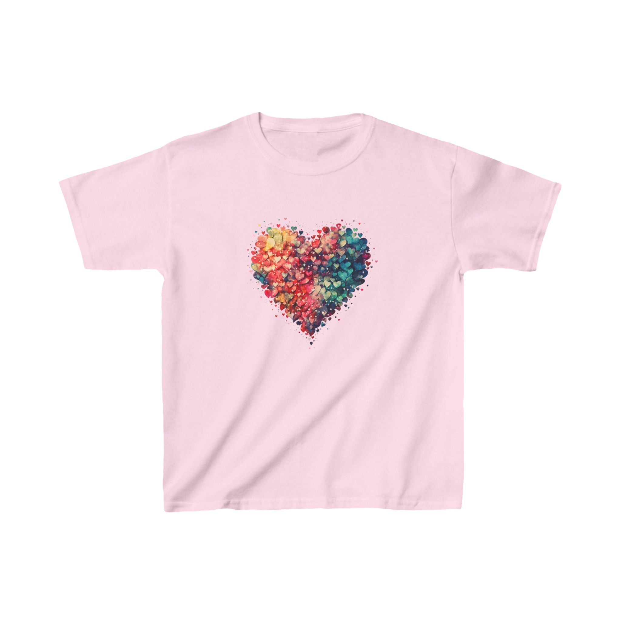 Watercolor Heart Kids Shirt, Love Heart Kids Tee, Watercolor Shirt, Valentine's Day Tee, Valentine's Day Tee, Cute Heart, Teachers Valentines