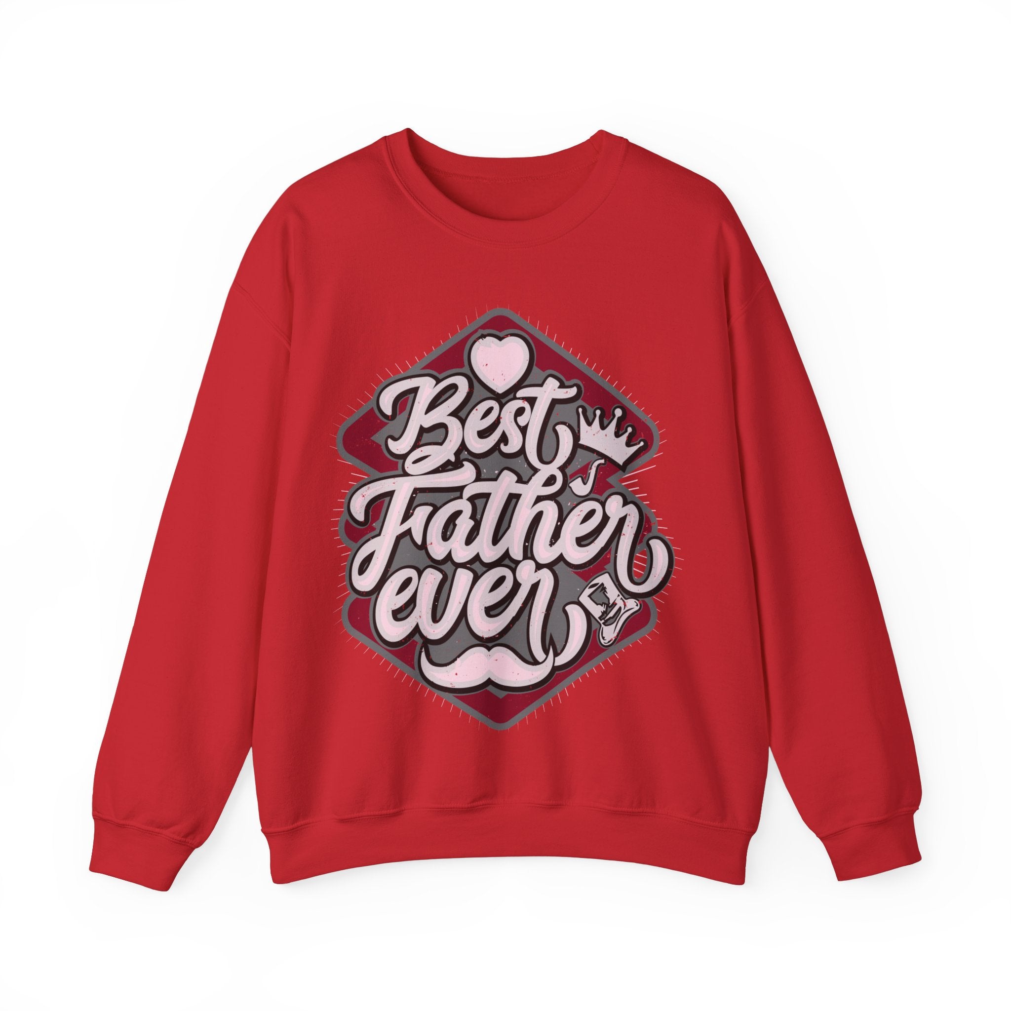 Best Father Ever Sweatshirt, Father's Day Sweatshirt, Vintage Dad Crewneck Sweatshirt, New Dad Sweatshirt, Gift For Dad