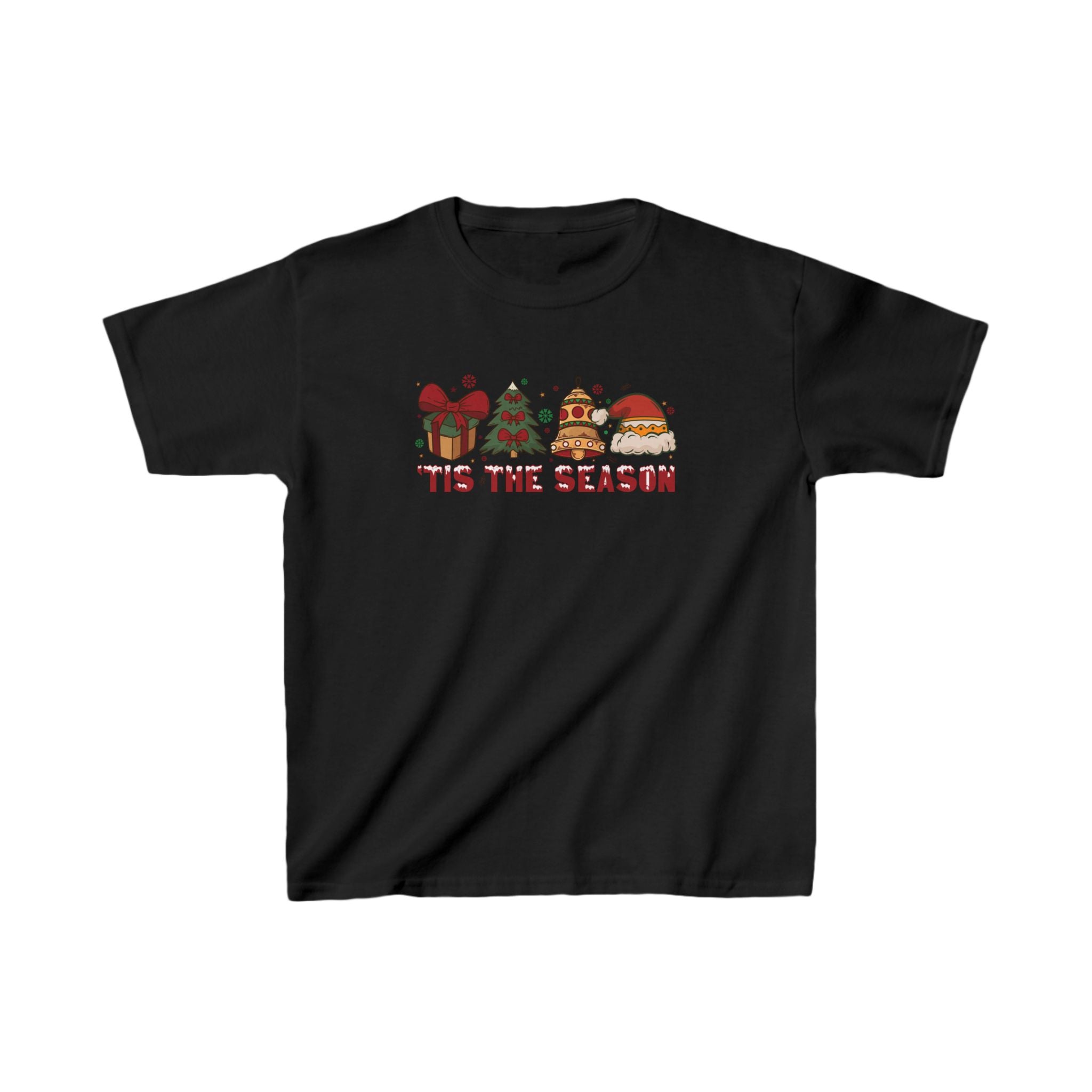 Tis The Season Kids Christmas Tee, Merry Christmas Shirt, Christmas Baby Shirt, Cute Winter Shirt, Kids Christmas Gift